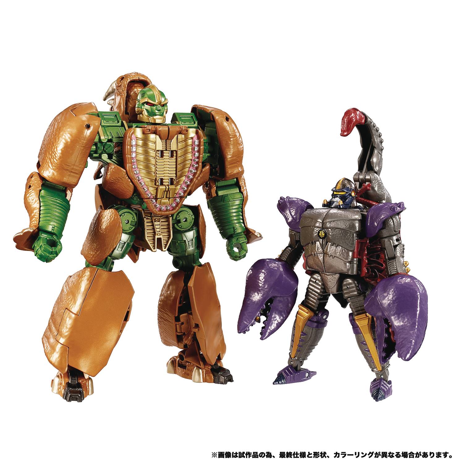 TRANSFORMERS MASTERPIECE BWVS-02 RHINOX V SCORPONOK  (C