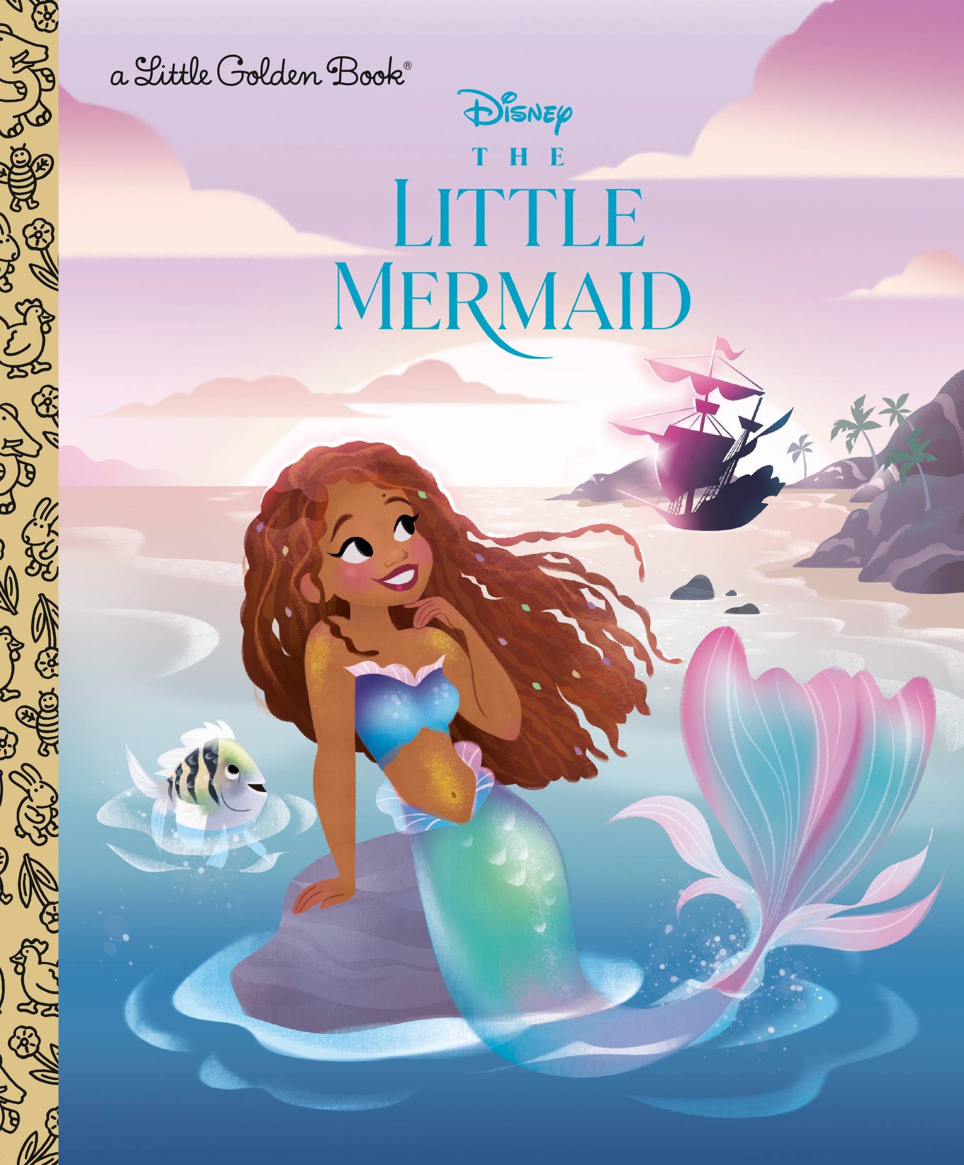 JUN231876 LITTLE MERMAID LITTLE GOLDEN BOOK Previews World