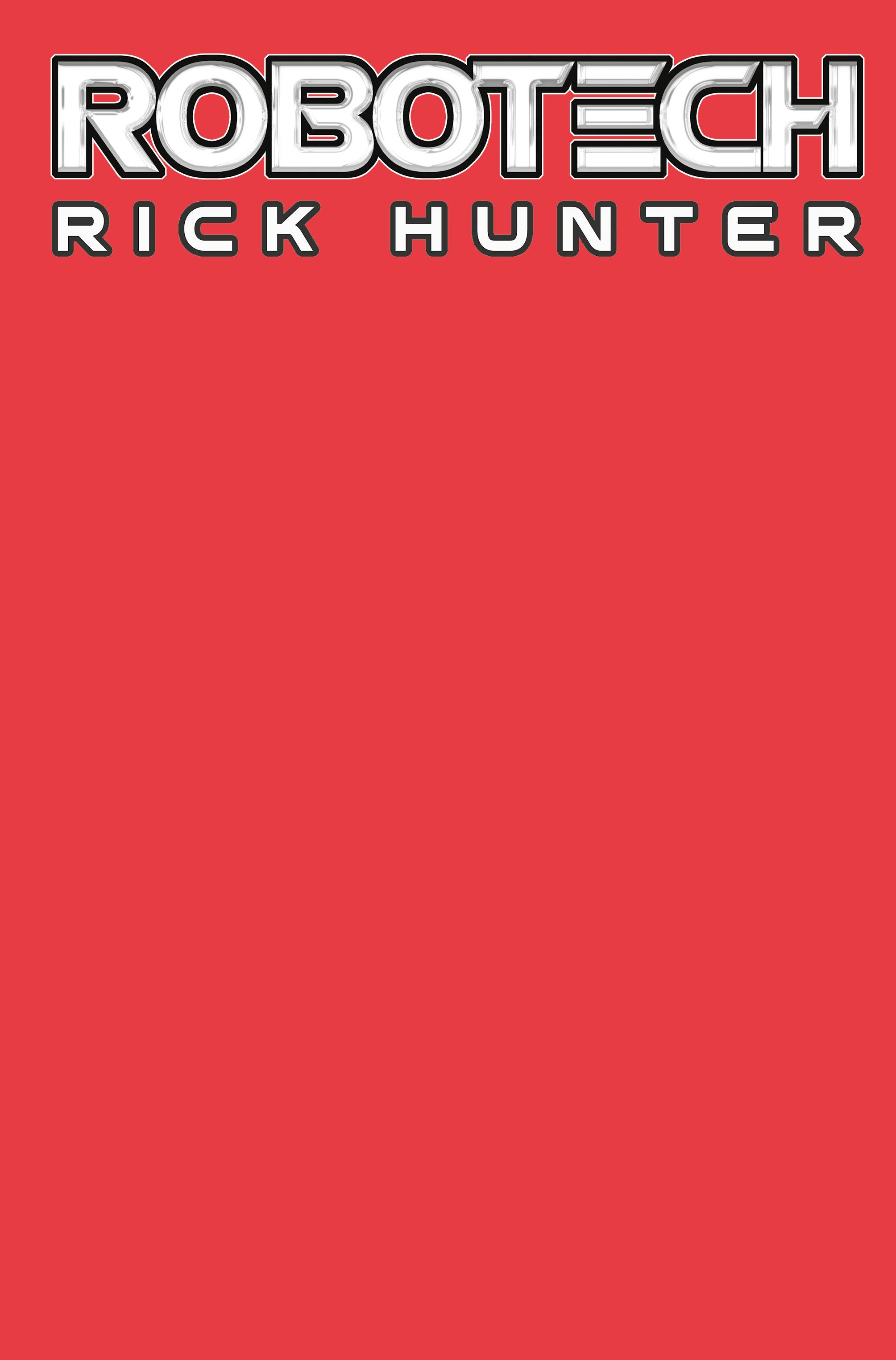 ROBOTECH RICK HUNTER #1 (OF 4) CVR F BLANK SKETCH