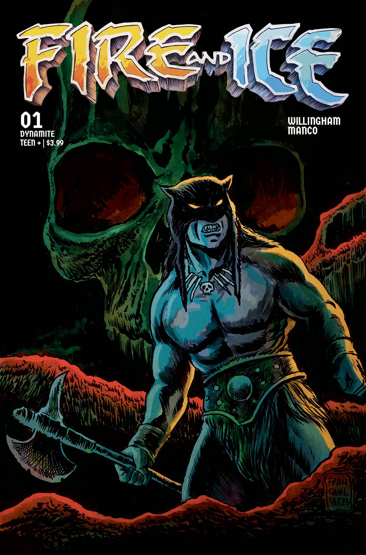 JUN230528 FIRE AND ICE 1 CVR G 10 COPY INCV FRANCAVILLA ORIGINAL
