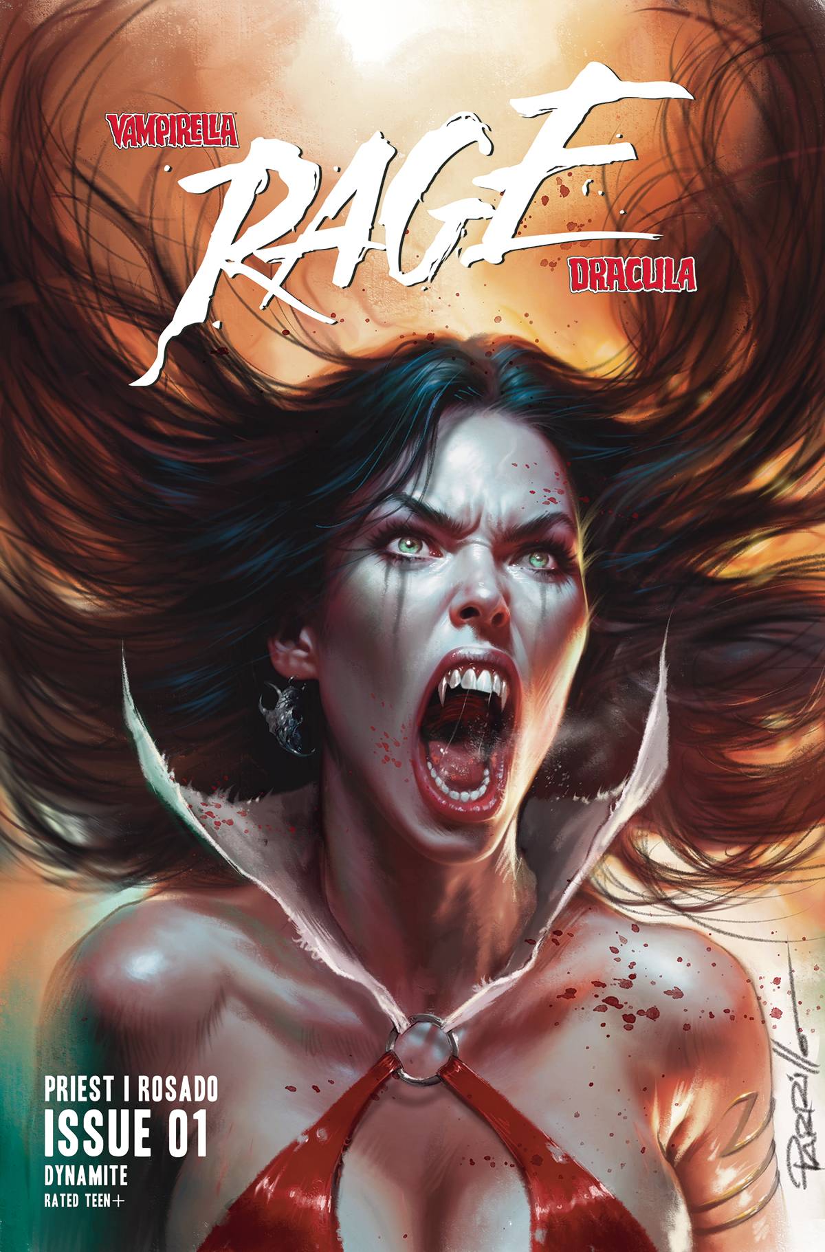 VAMPIRELLA DRACULA RAGE #1 CVR A PARRILLO