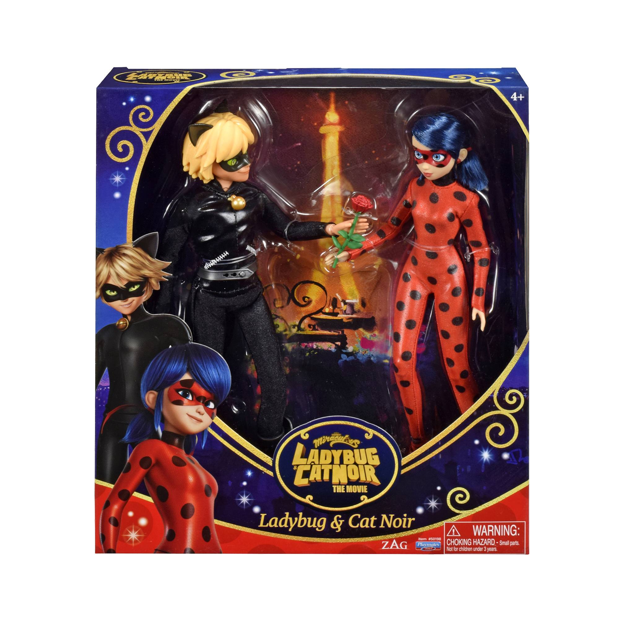 MAR239153 - MIRACULOUS MOVIE TALES OF LADYBUG AND CAT NOIR 2PK DOLL SET -  Previews World