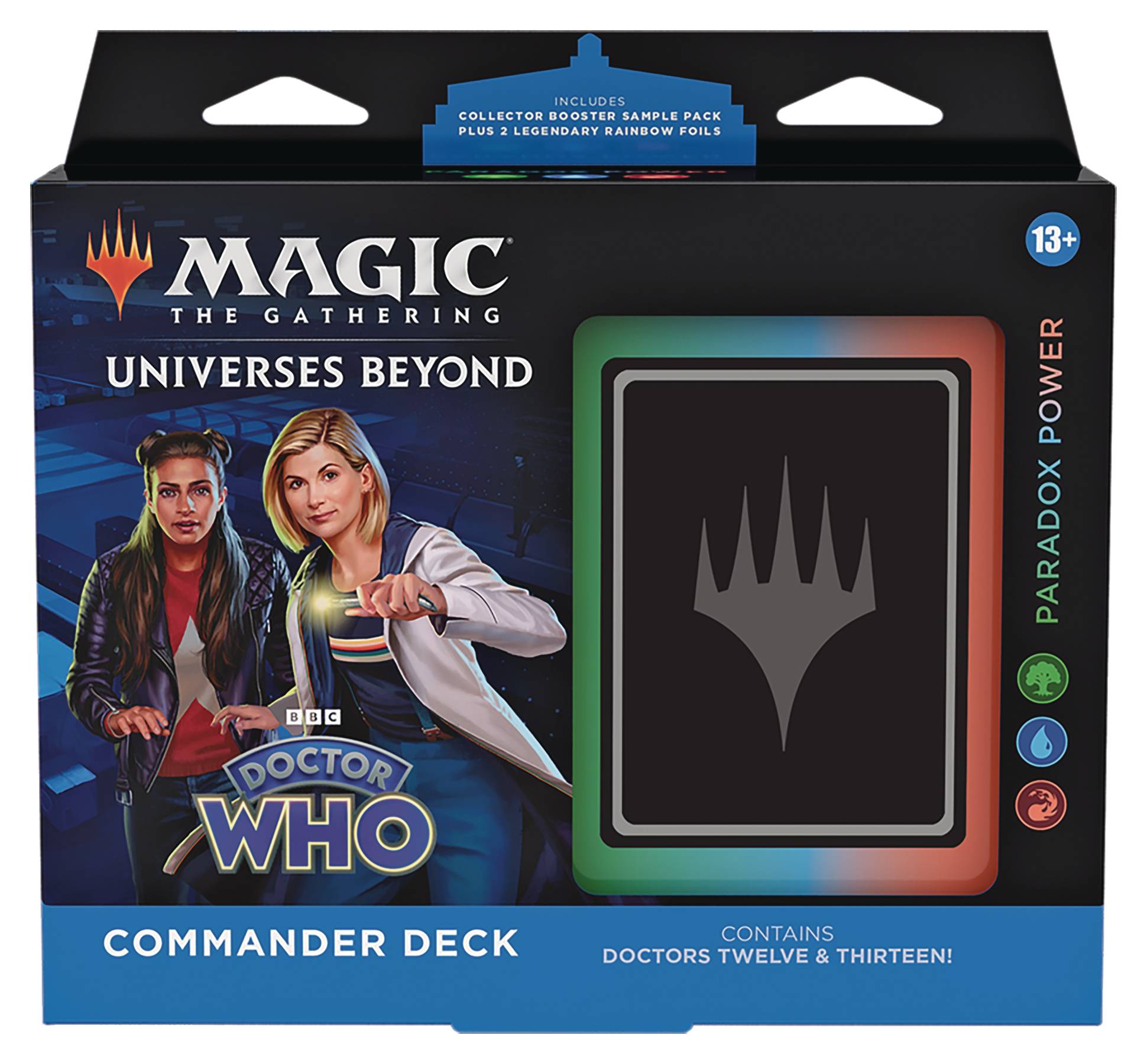 Mar239216 mtg tcg doctor who commander deck carton previews world
