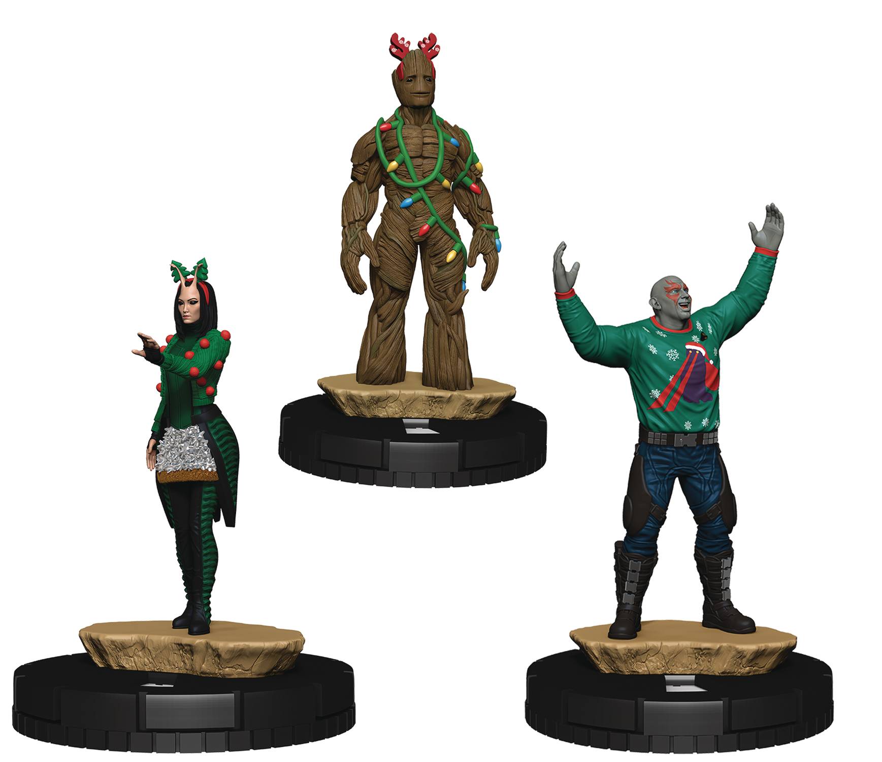 MAR239532 MARVEL HEROCLIX GUARDIANS OF GALAXY HOLIDAY CALENDAR