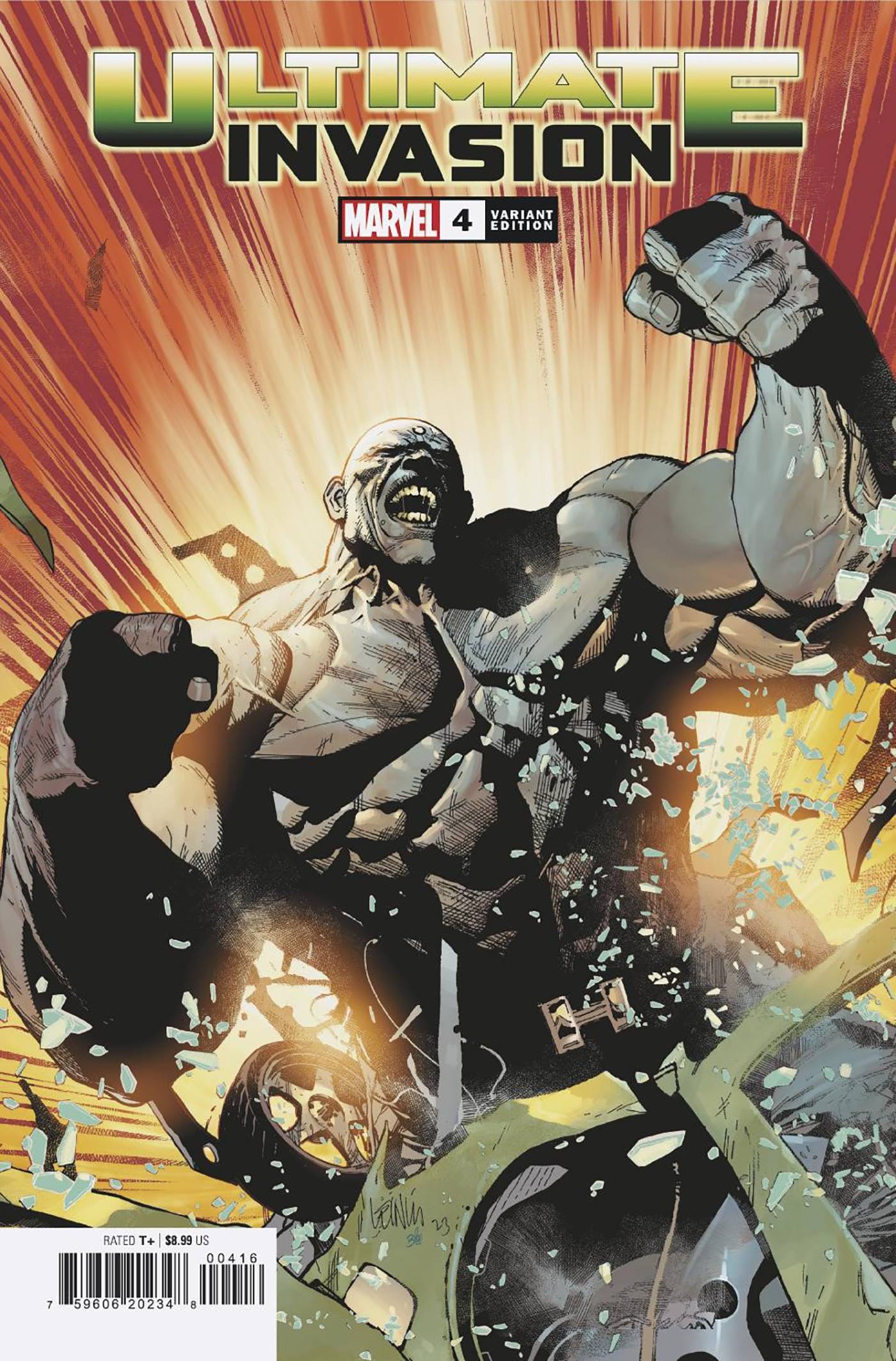 JUL230674 - ULTIMATE INVASION #4 (OF 4) 25 COPY INCV LEINIL YU VAR -  Previews World