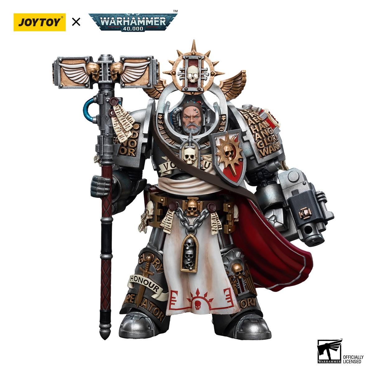 APR238020 JOYTOY WH 40K GREY KNIGHTS GRAND MASTER VOLDUS 1/18 AF Previews World