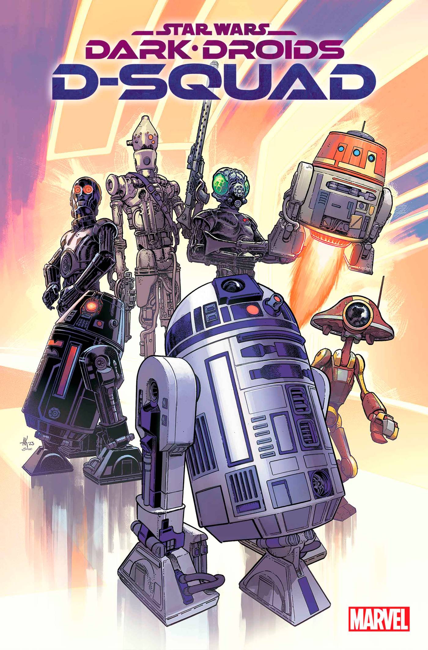 JUL230789 - STAR WARS DARK DROIDS D-SQUAD #1 - Previews World
