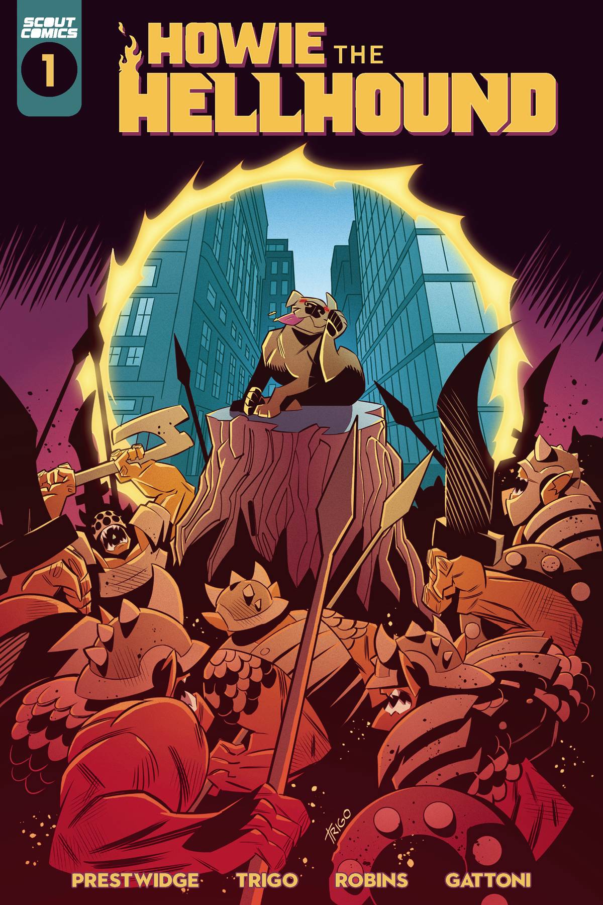 HOWIE THE HELLHOUND #1 CVR A CARLOS TRIGO & SIMON ROBINS