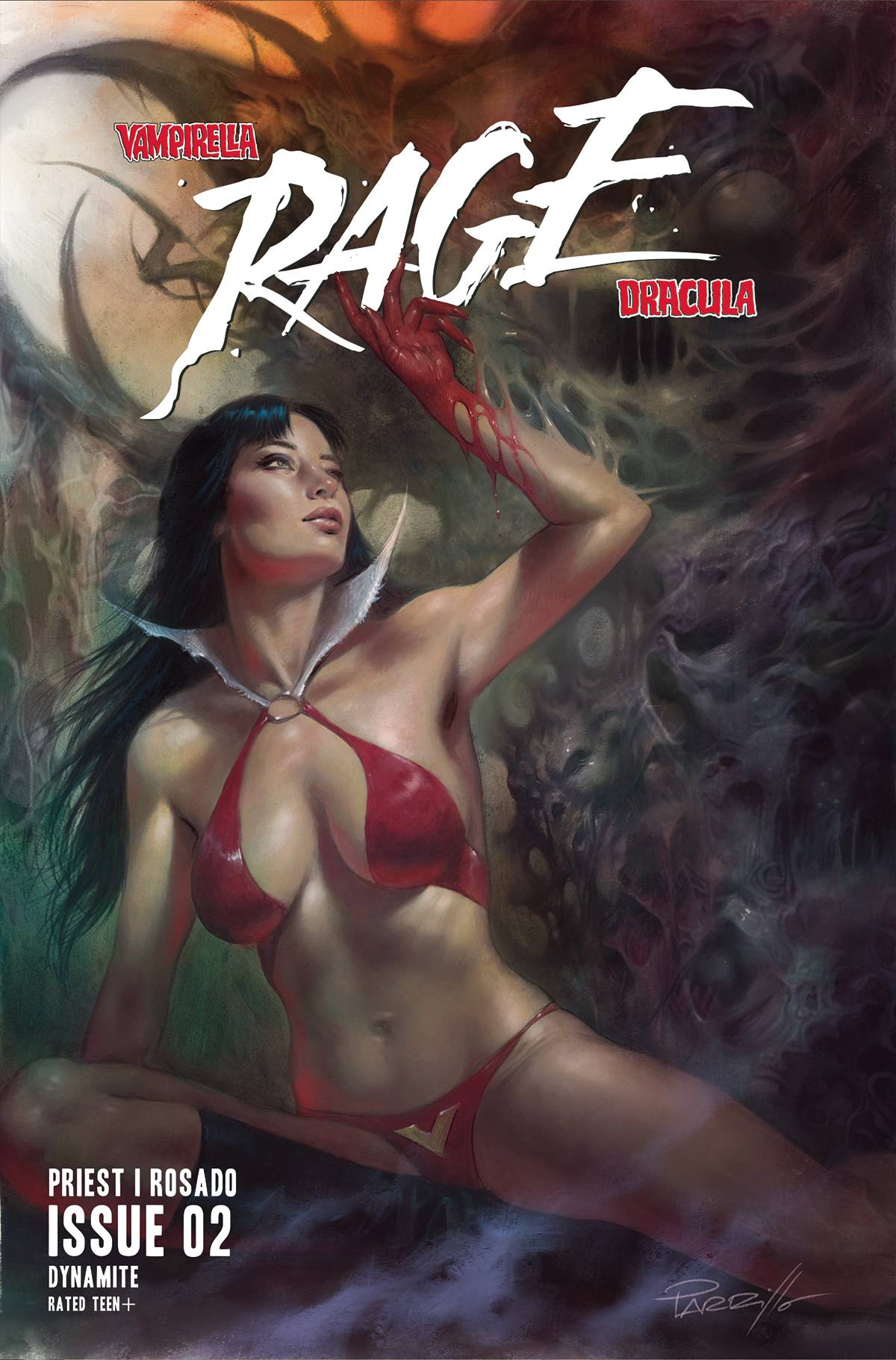 VAMPIRELLA DRACULA RAGE #2 CVR A PARRILLO