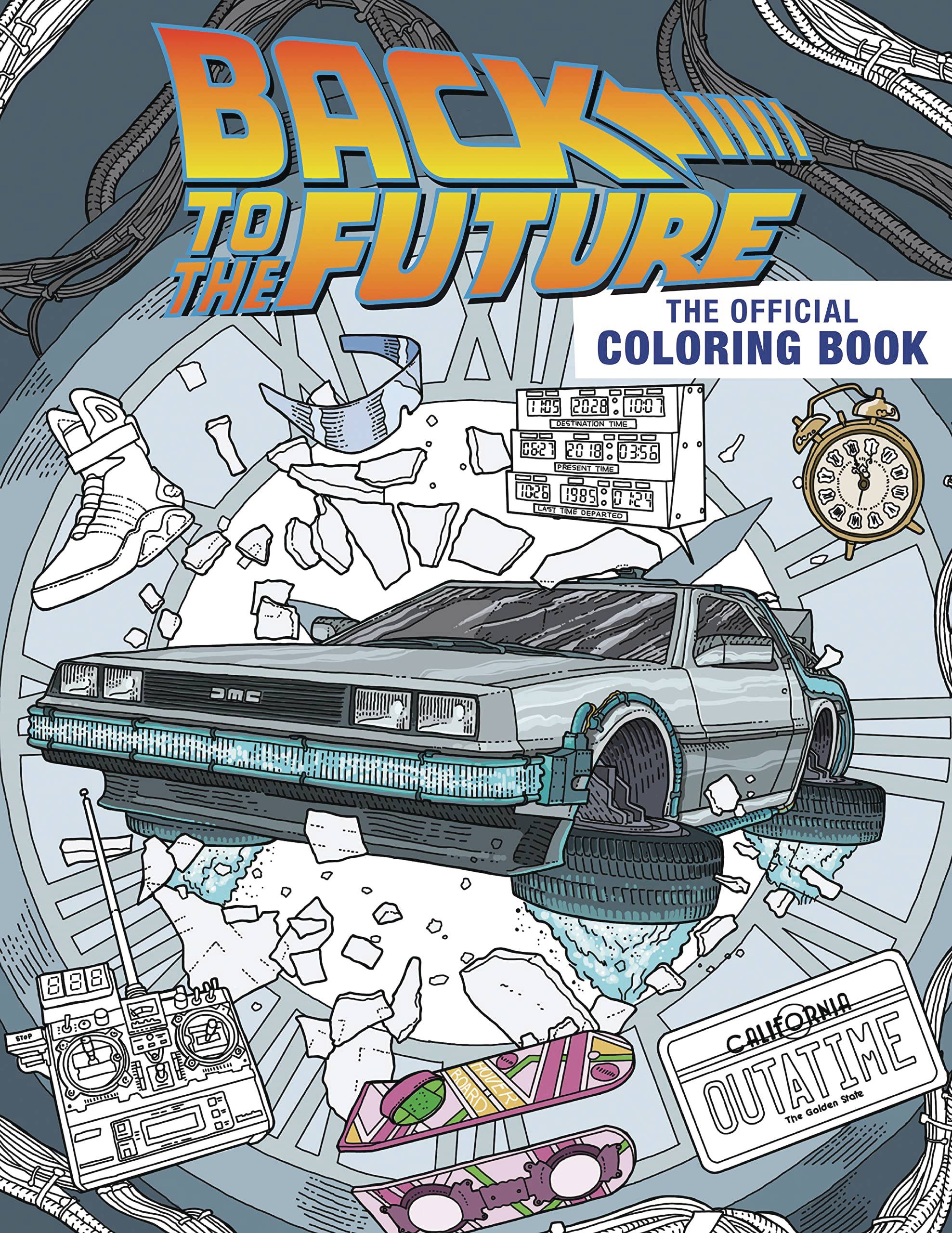 AUG232002 BACK TO THE FUTURE OFFICIAL COLORING BOOK Previews World
