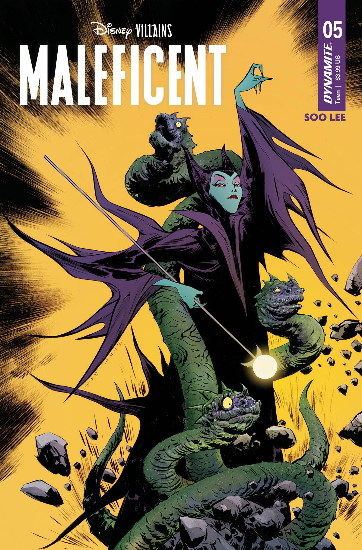 JUL230297 - DISNEY VILLAINS MALEFICENT #5 CVR A JAE LEE - Previews