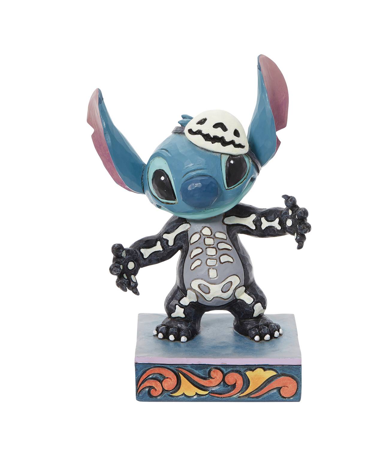 DISNEY TRADITIONS STITCH SKELETON FIG