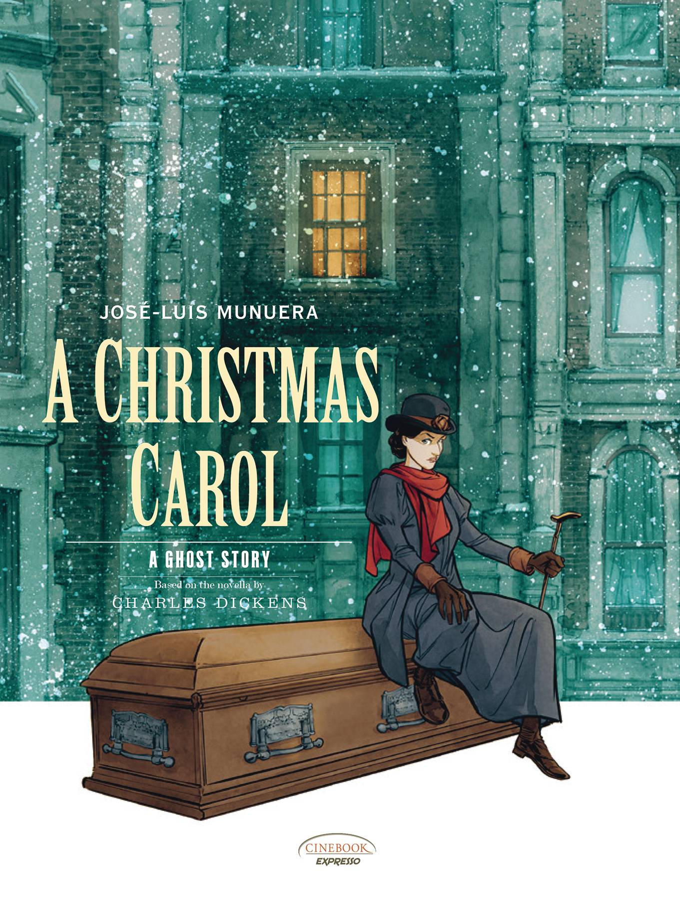 a christmas carol book cover design
