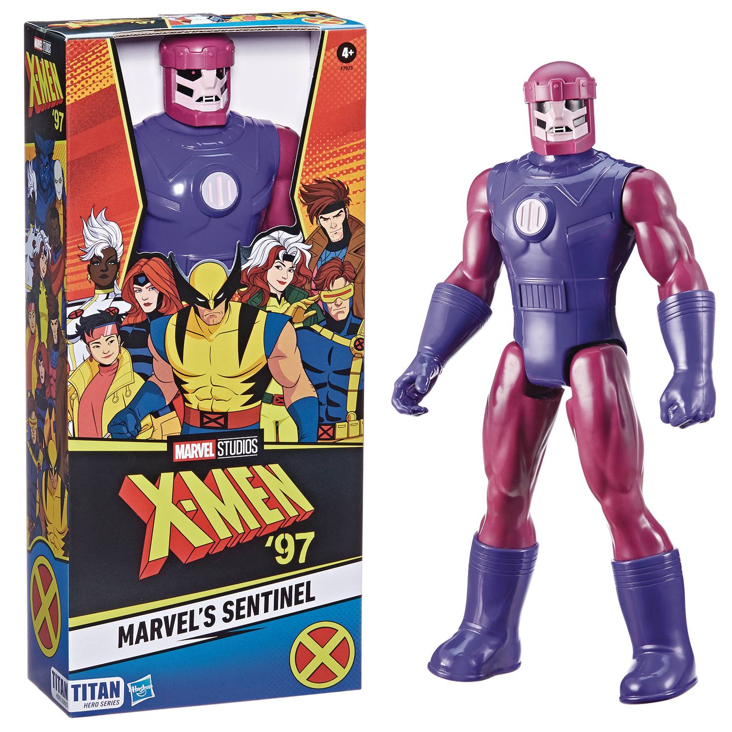 Jun238422 x men 97 dlx titan hero series 14in sentinel af cs