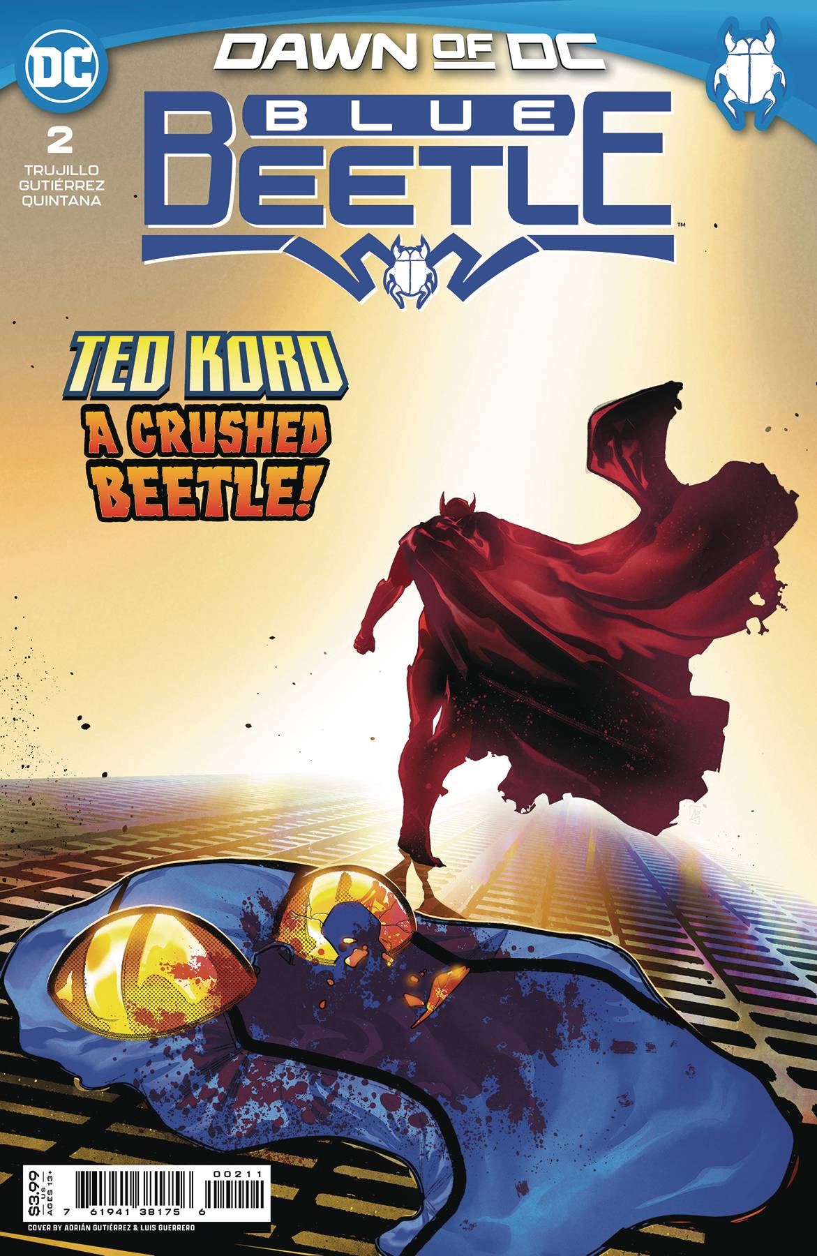 AUG233126 - BLUE BEETLE #2 CVR B ADRIAN GUTIERREZ CS VAR - Previews World