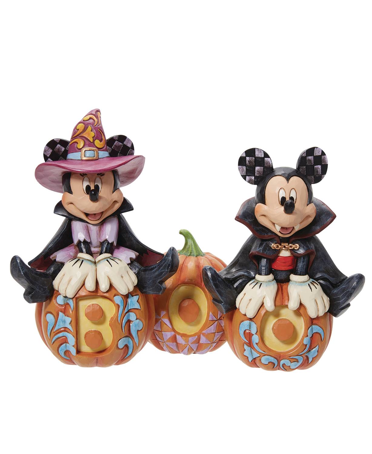 DISNEY SHOWCASE MICKEY & MINNIE HALLOWEEN STATUE