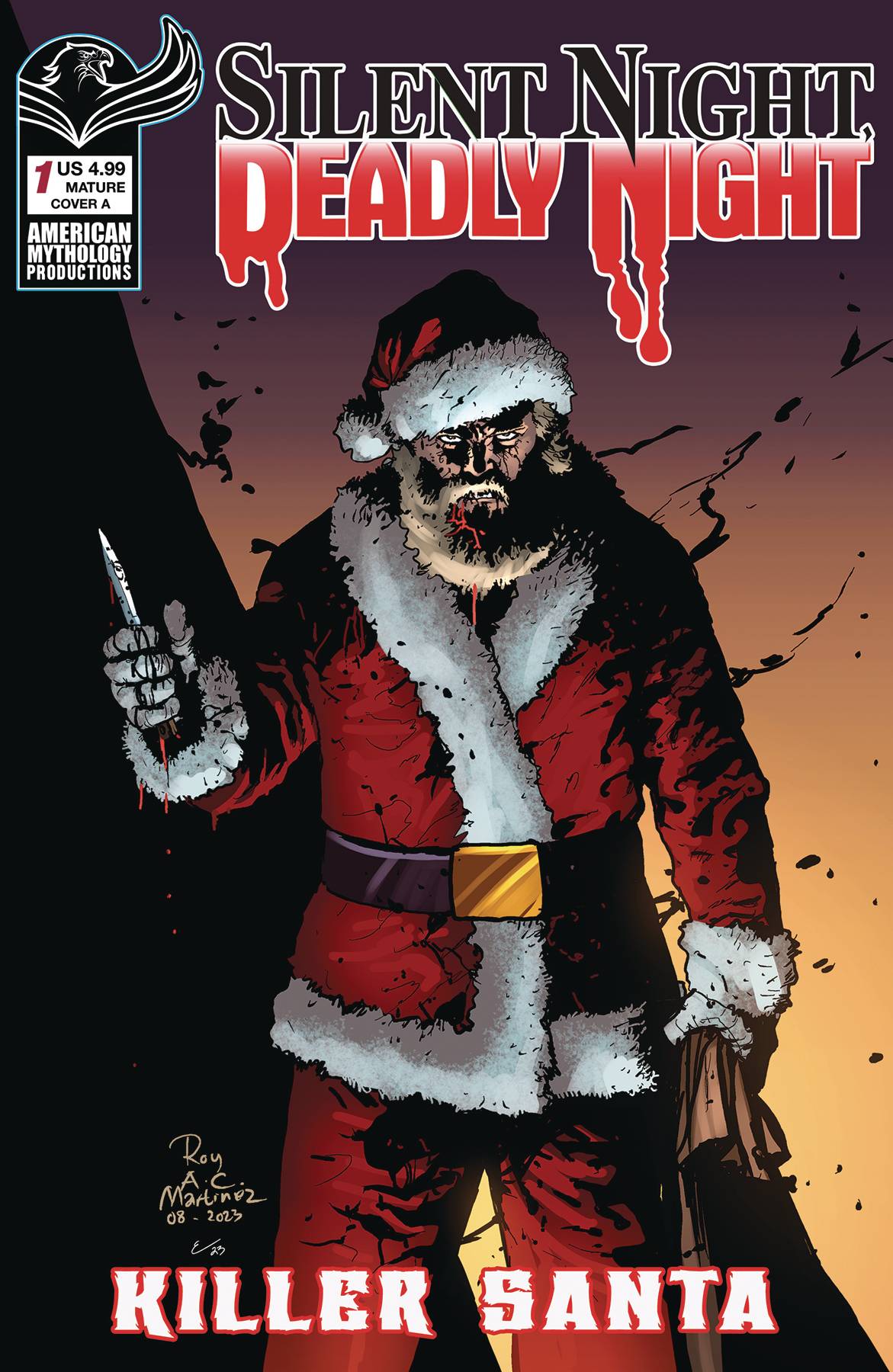 AUG250092 - SILENT NIGHT DEADLY NIGHT KILLER SANTA #1 CVR A