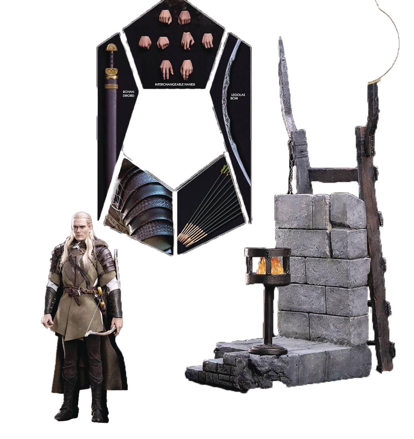 LORD OF THE RINGS SERIES LEGOLAS AT HELMS DEEP 1/6 AF