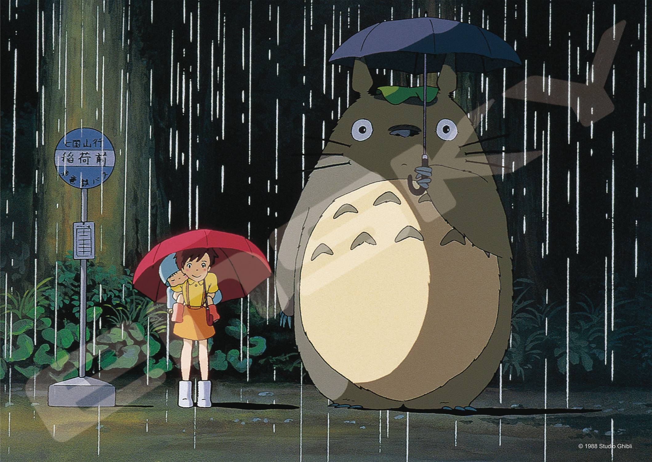 AUG238131 - MY NEIGHBOR TOTORO RAINY BUS STOP JIGSAW PUZZLE - Previews ...