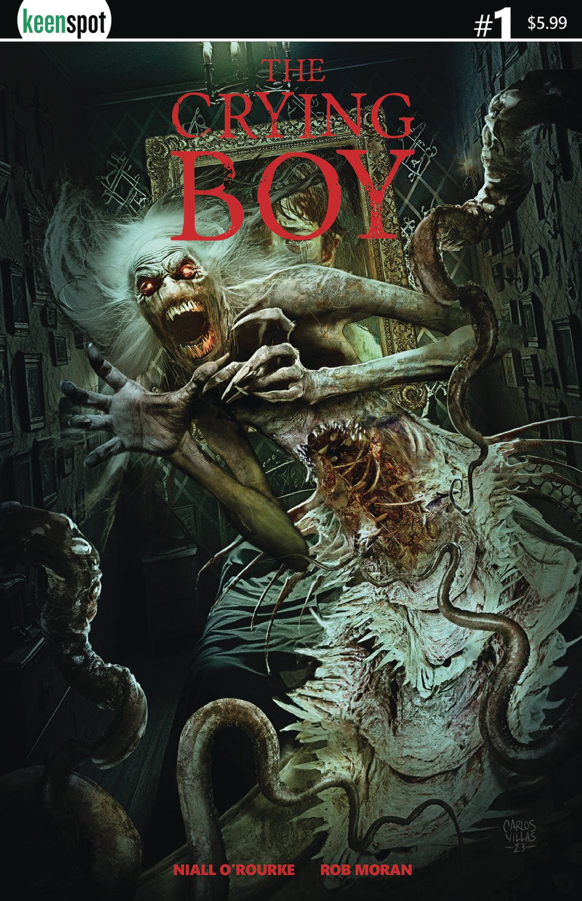 CRYING BOY #1 CVR A CARLOS VILLAS