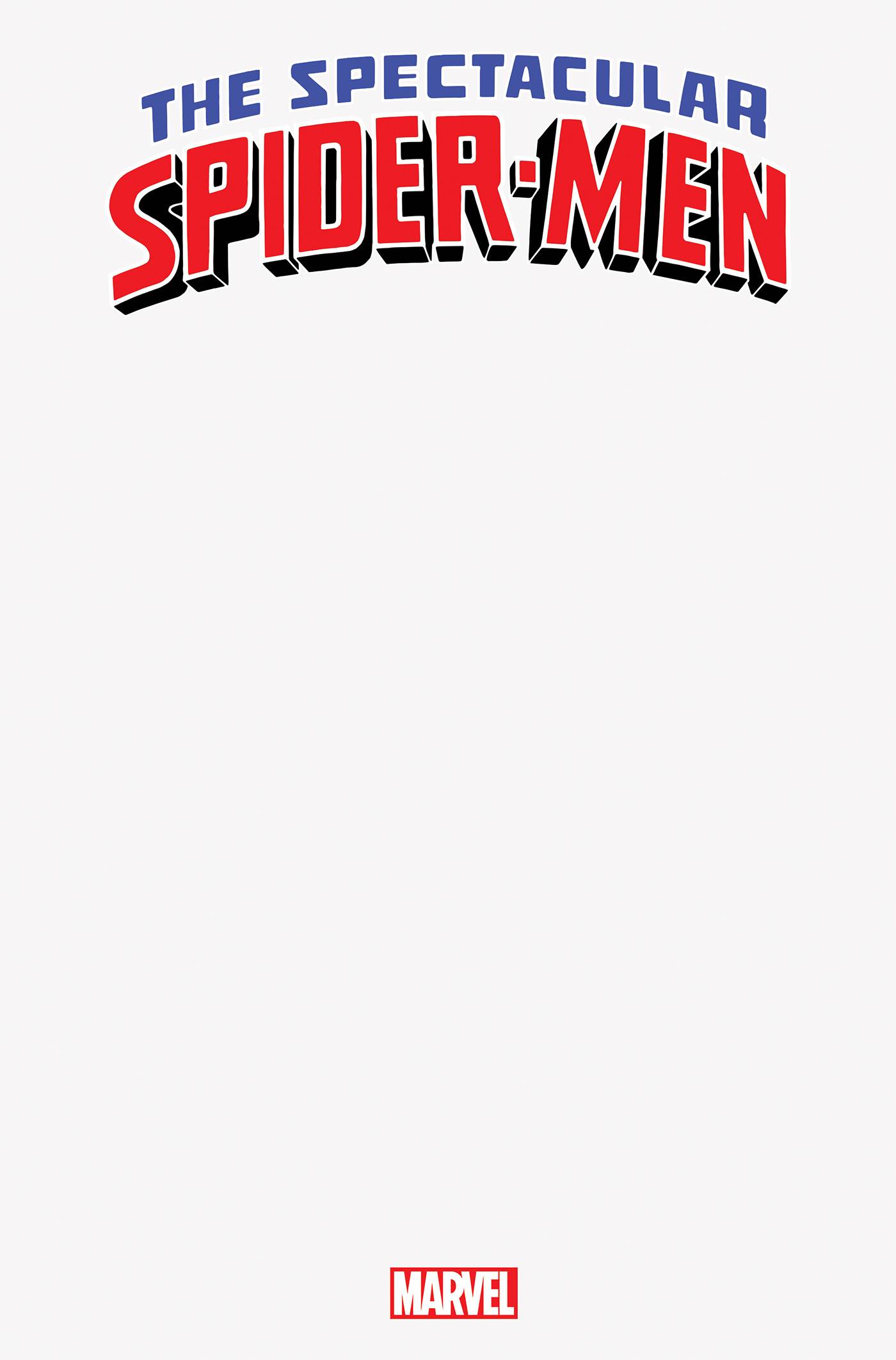 SPECTACULAR SPIDER-MEN #1 BLANK COVER VAR