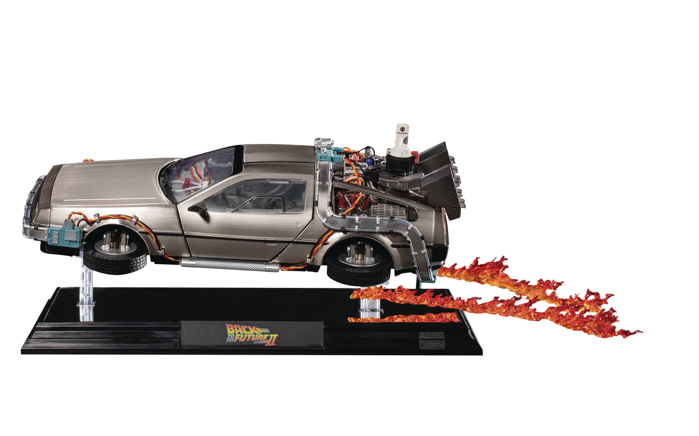 SEP238056 - BACK TO THE FUTURE II EAF-005DX FLOATING DELOREAN DLX VER (N -  Previews World
