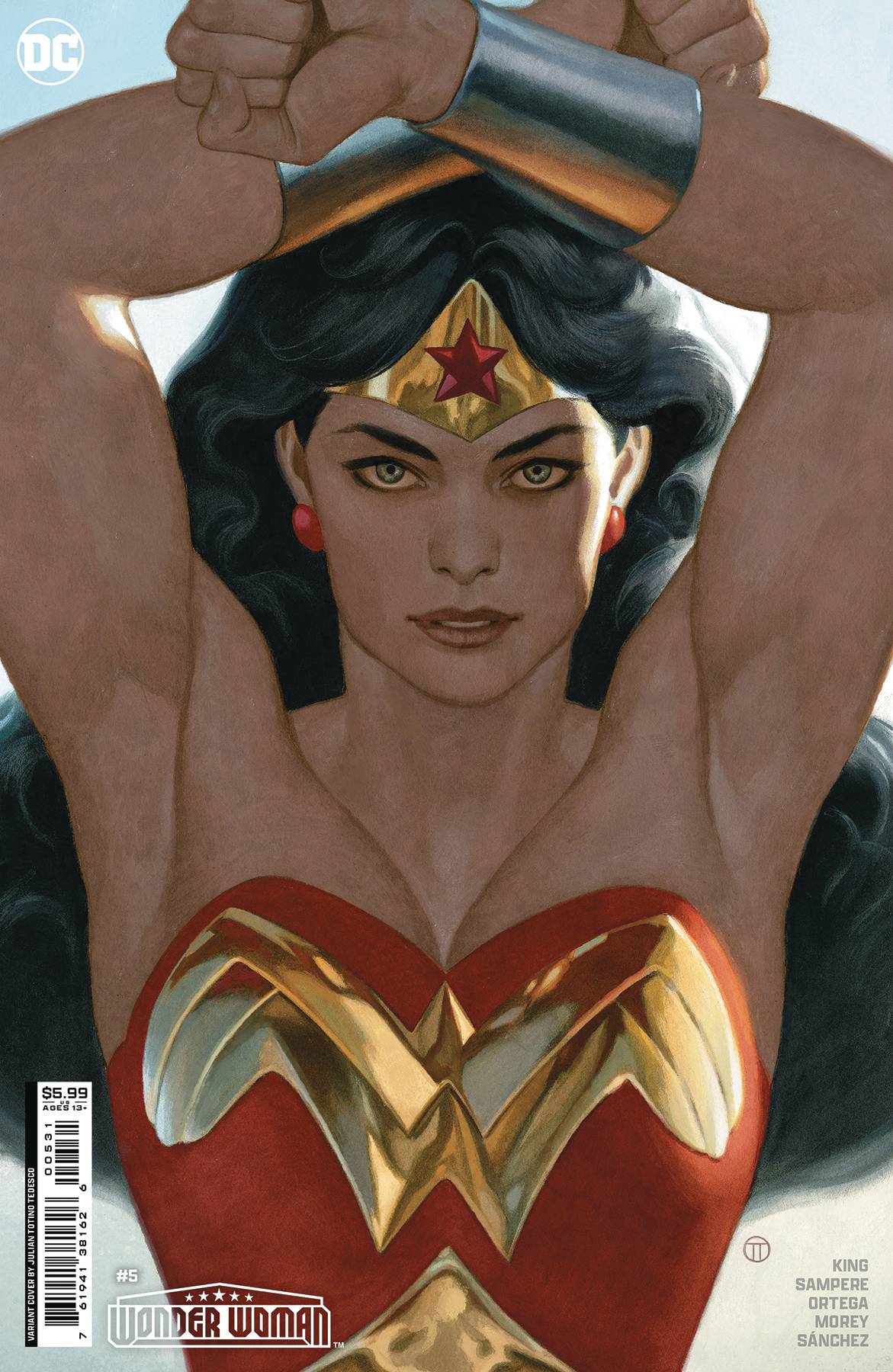 WONDER WOMAN #5 CVR C JULIAN TOTINO TEDESCO CSV