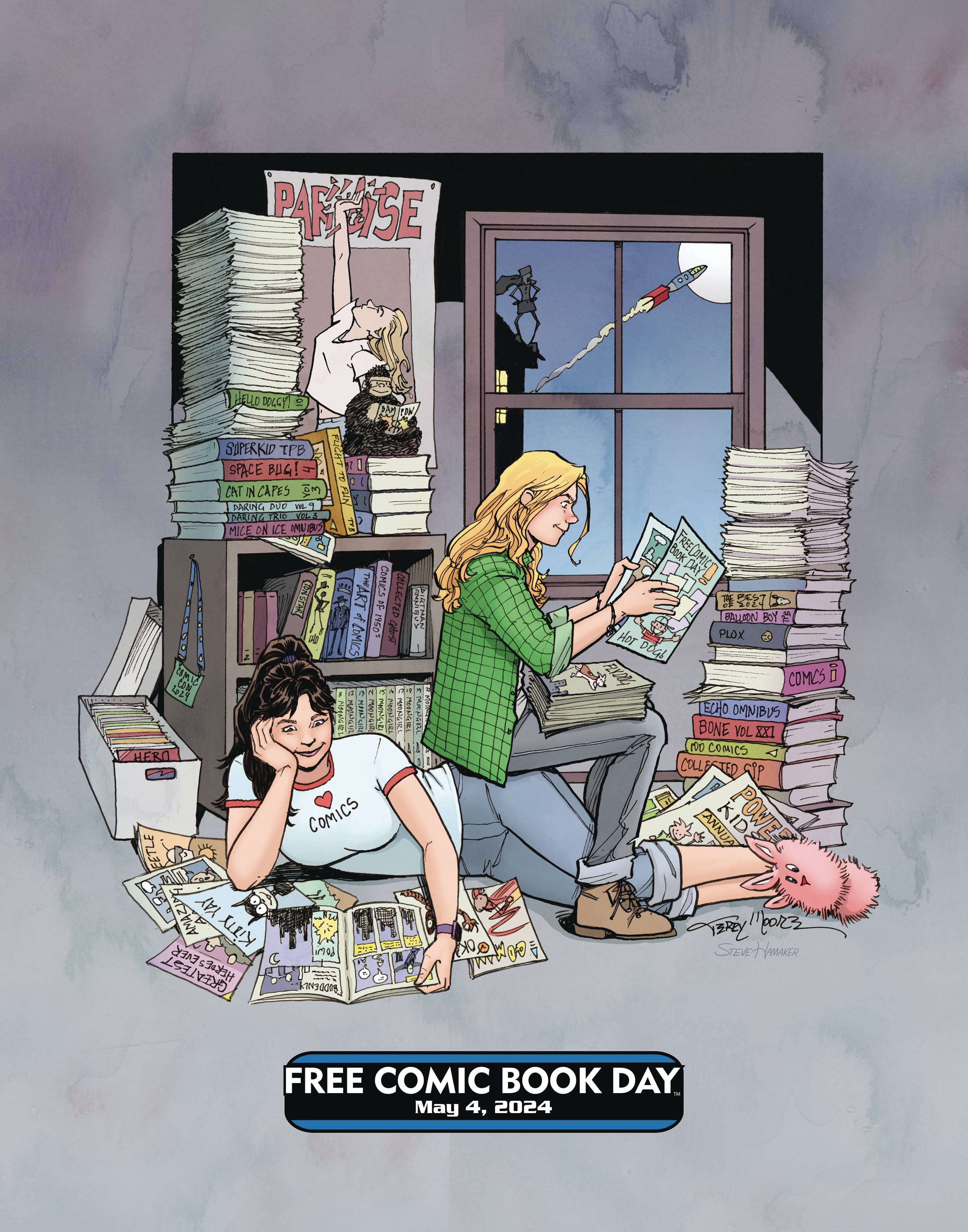 FCBD 2024 COMM ARTIST MOORE POSTER