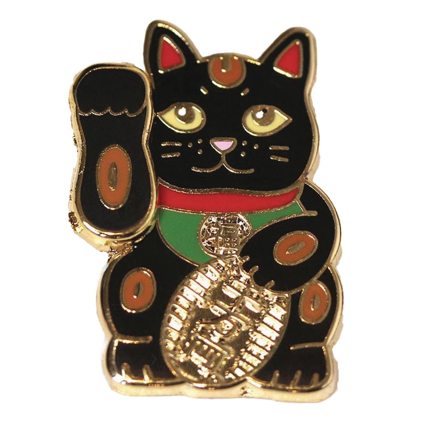 SEP238868 LUCKY CAT BLACK PIN Previews World