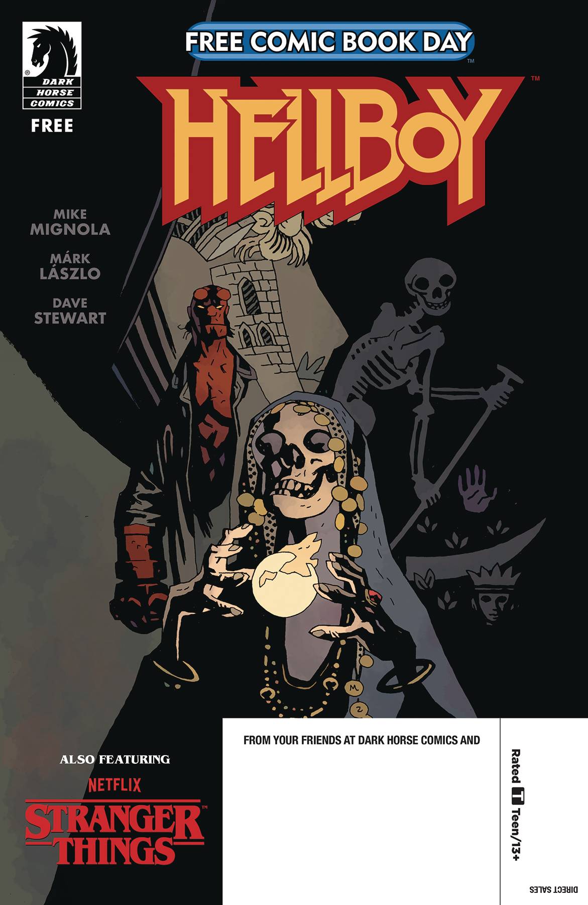 DEC230002 FCBD 2025 HELLBOY STRANGER THINGS (BUNDLES OF 20)