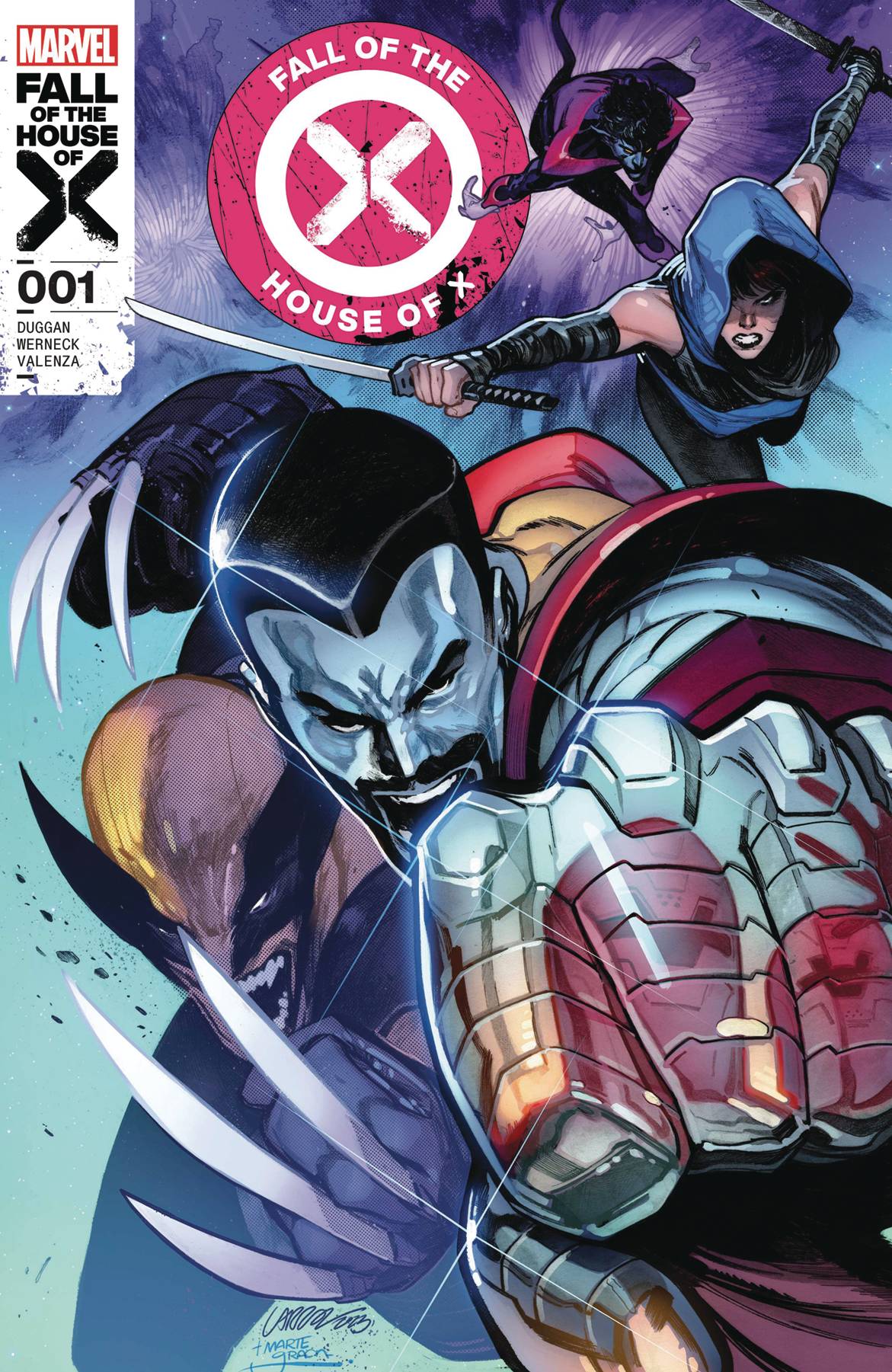 DF FALL OF HOUSE OF X #1 DUGGAN SGN