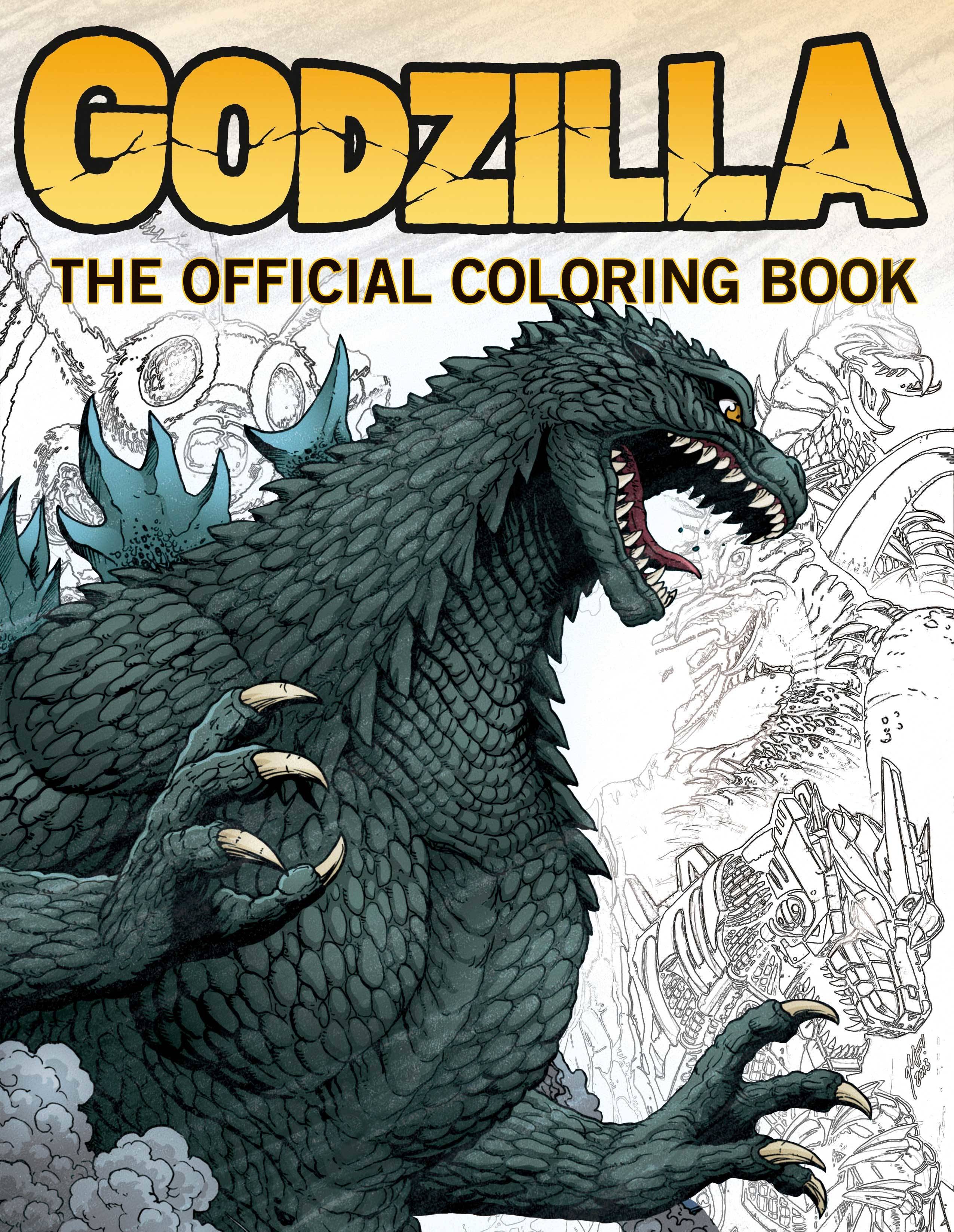 DEC230857 GODZILLA OFFICIAL COLORING BOOK SC Previews World