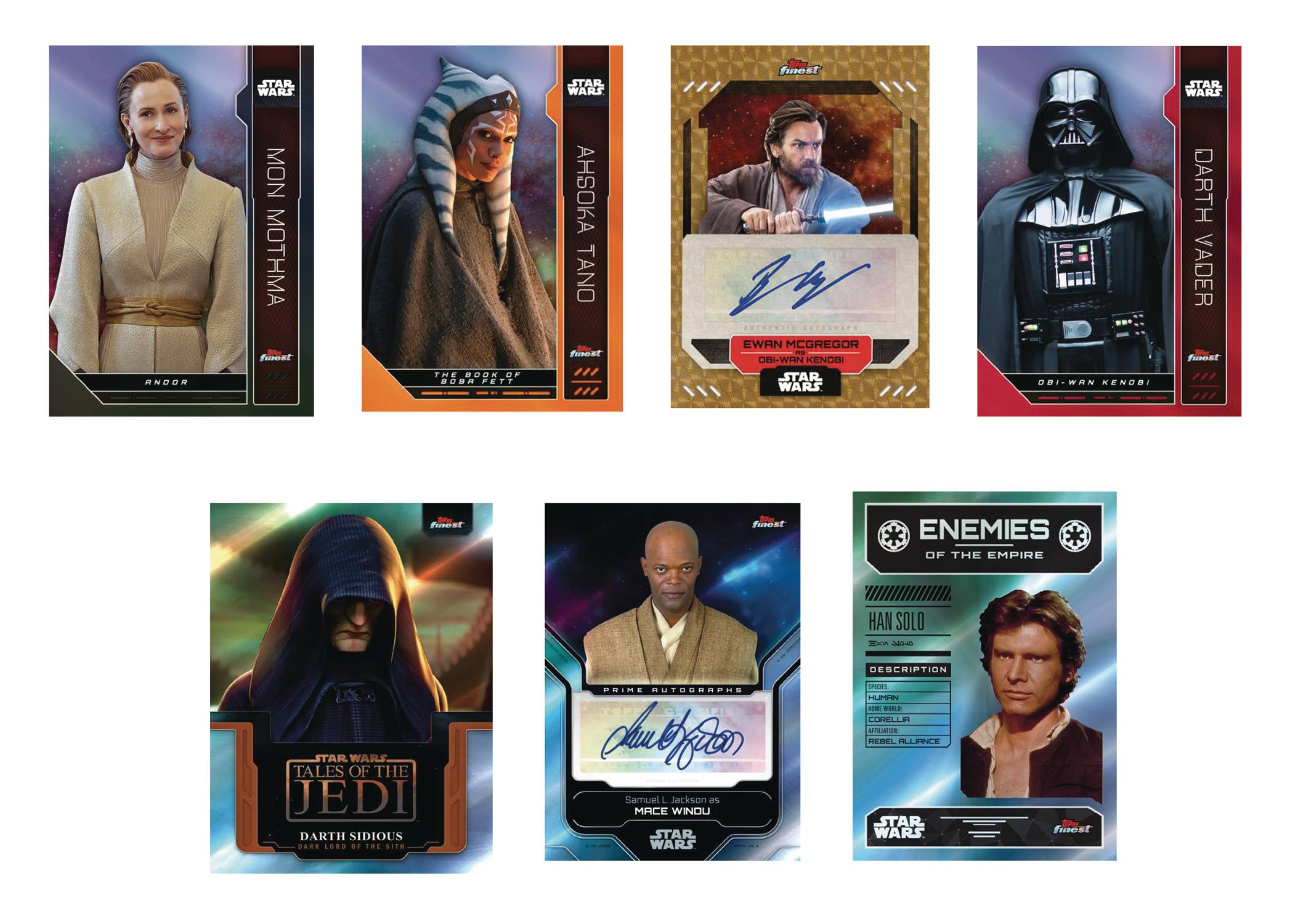 SEP239567 TOPPS 2023 STAR WARS FINEST T/C BOX Previews World