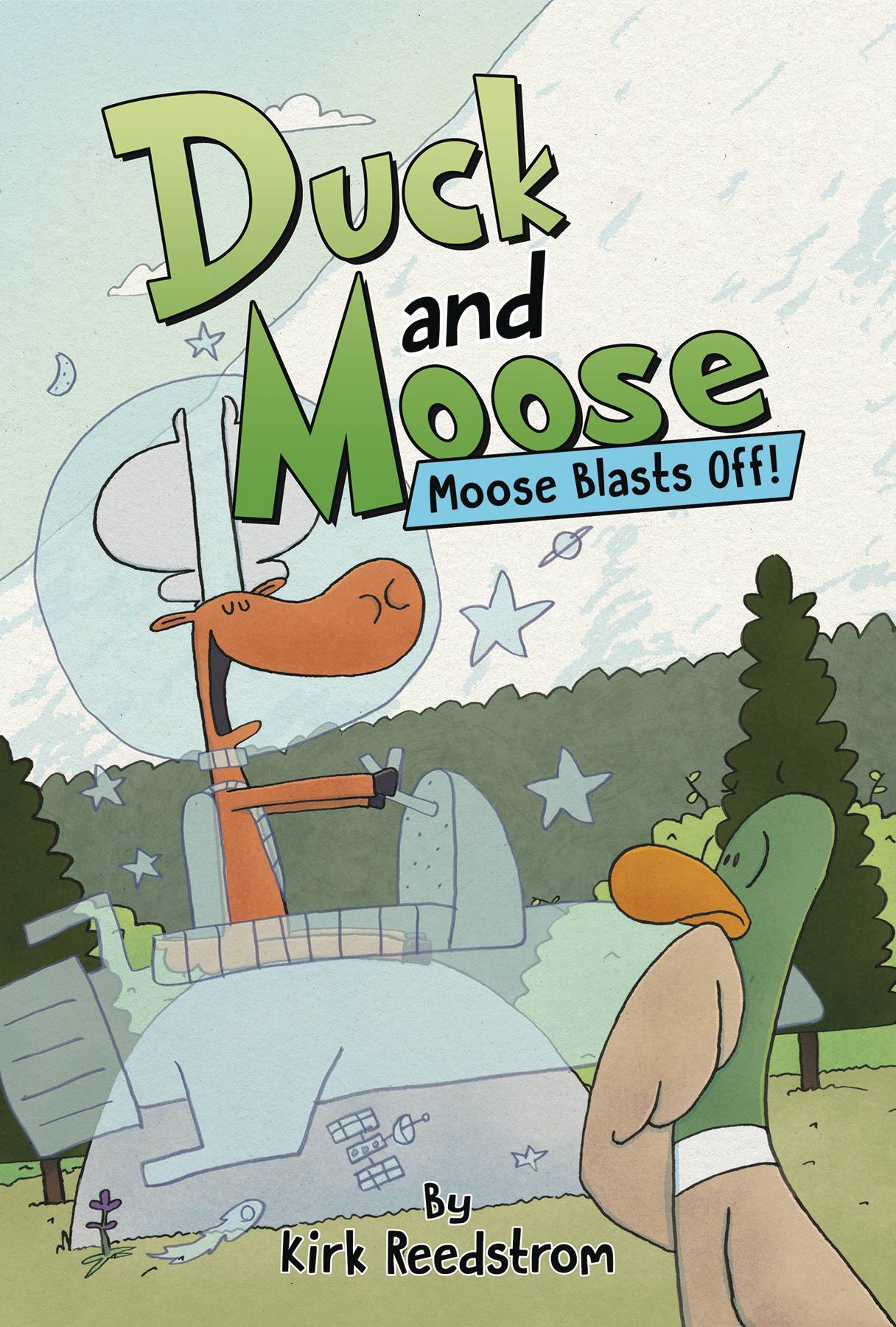 JAN241558 DUCK & MOOSE GN VOL 02 MOOSE BLASTS OFF Previews World
