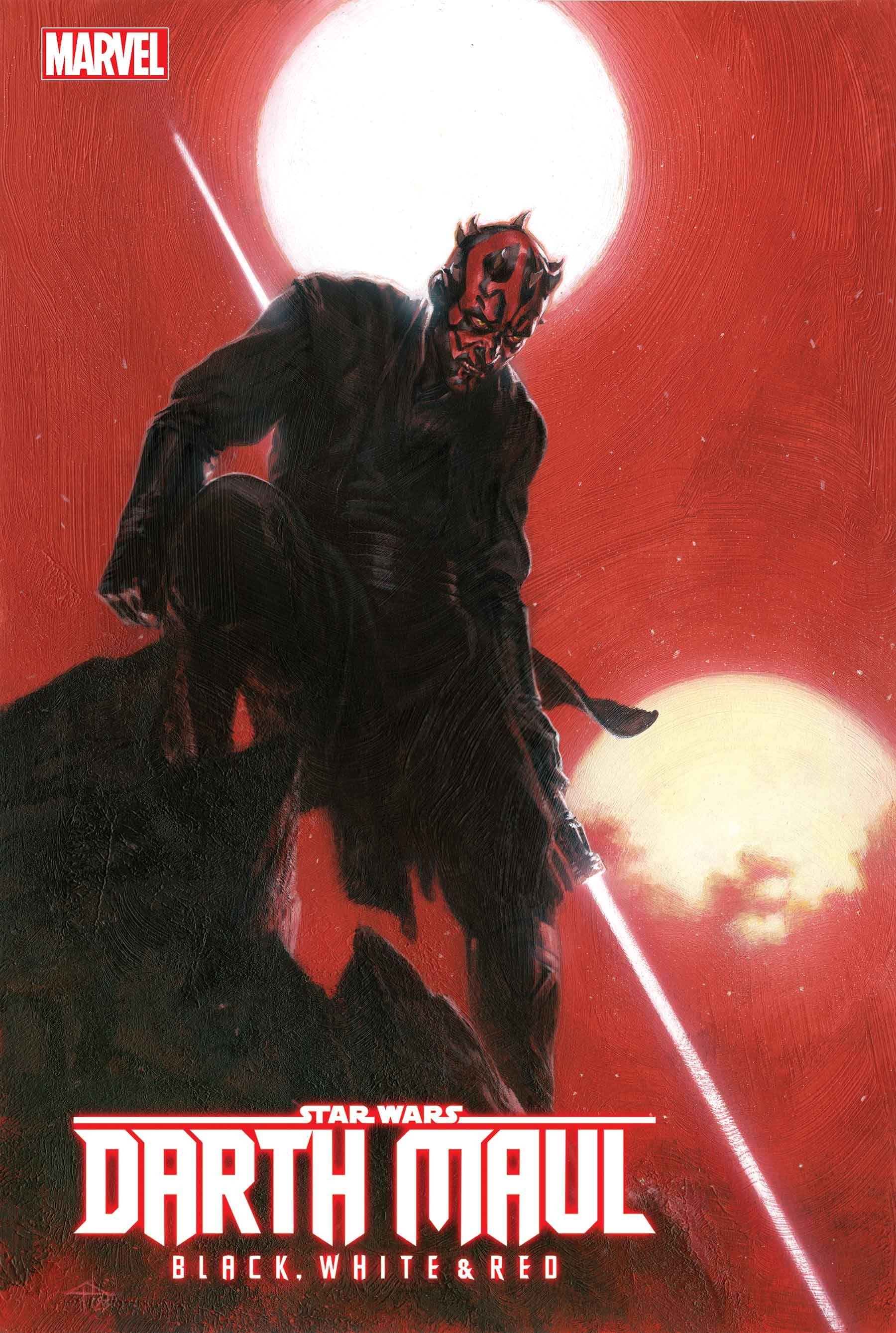 STAR WARS DARTH MAUL BLACK WHITE RED #2 DELLOTTO VARIANT