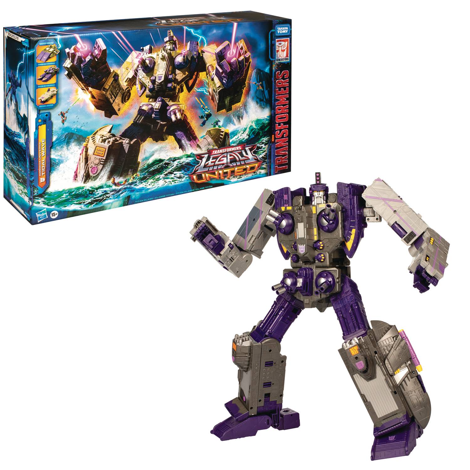 DEC237505 - TRANSFORMERS LEGACY UNITED ARM TIDAL WAVE TITAN AF