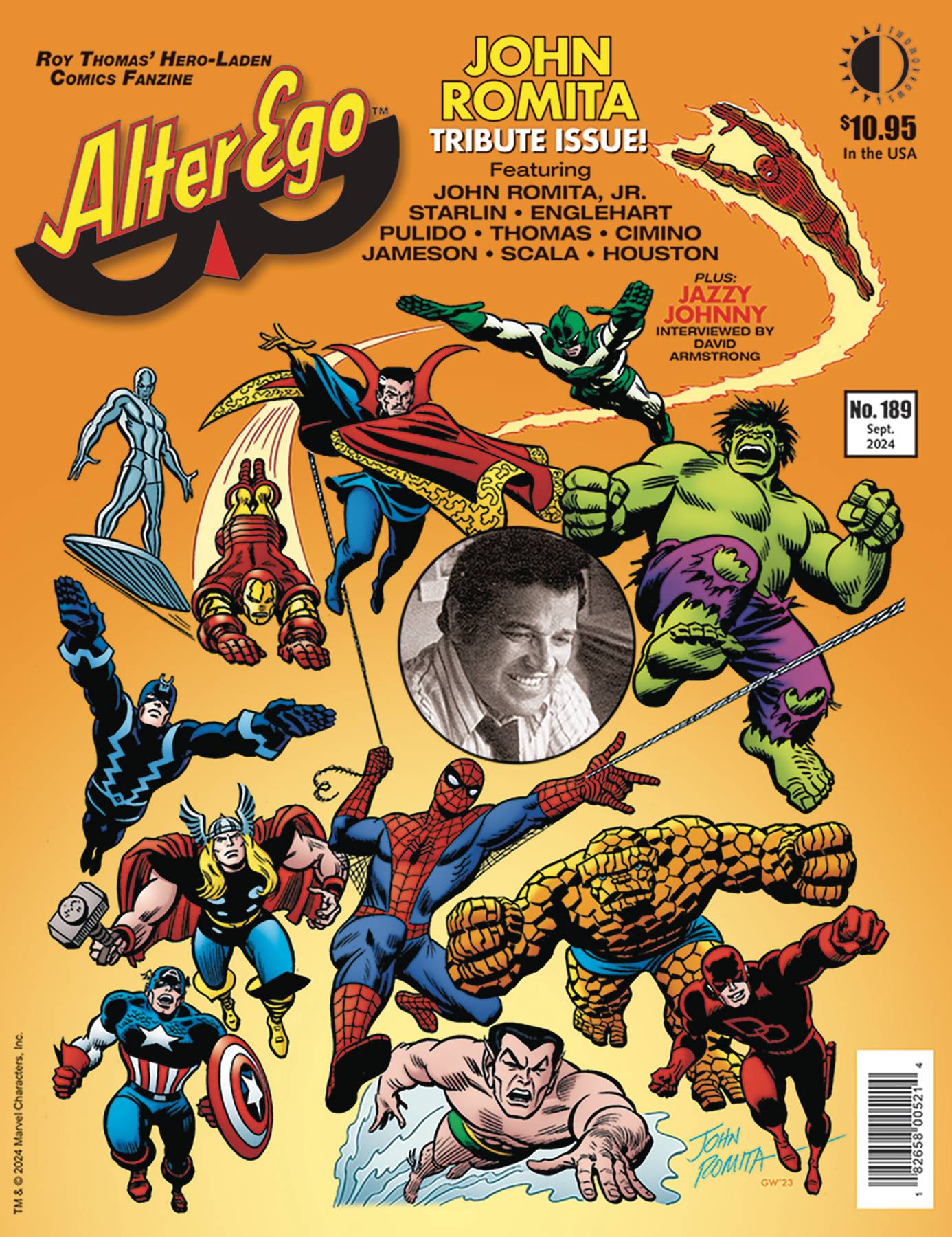 ALTER EGO #189 JOHN ROMITA SR TRIBUTE ISSUE