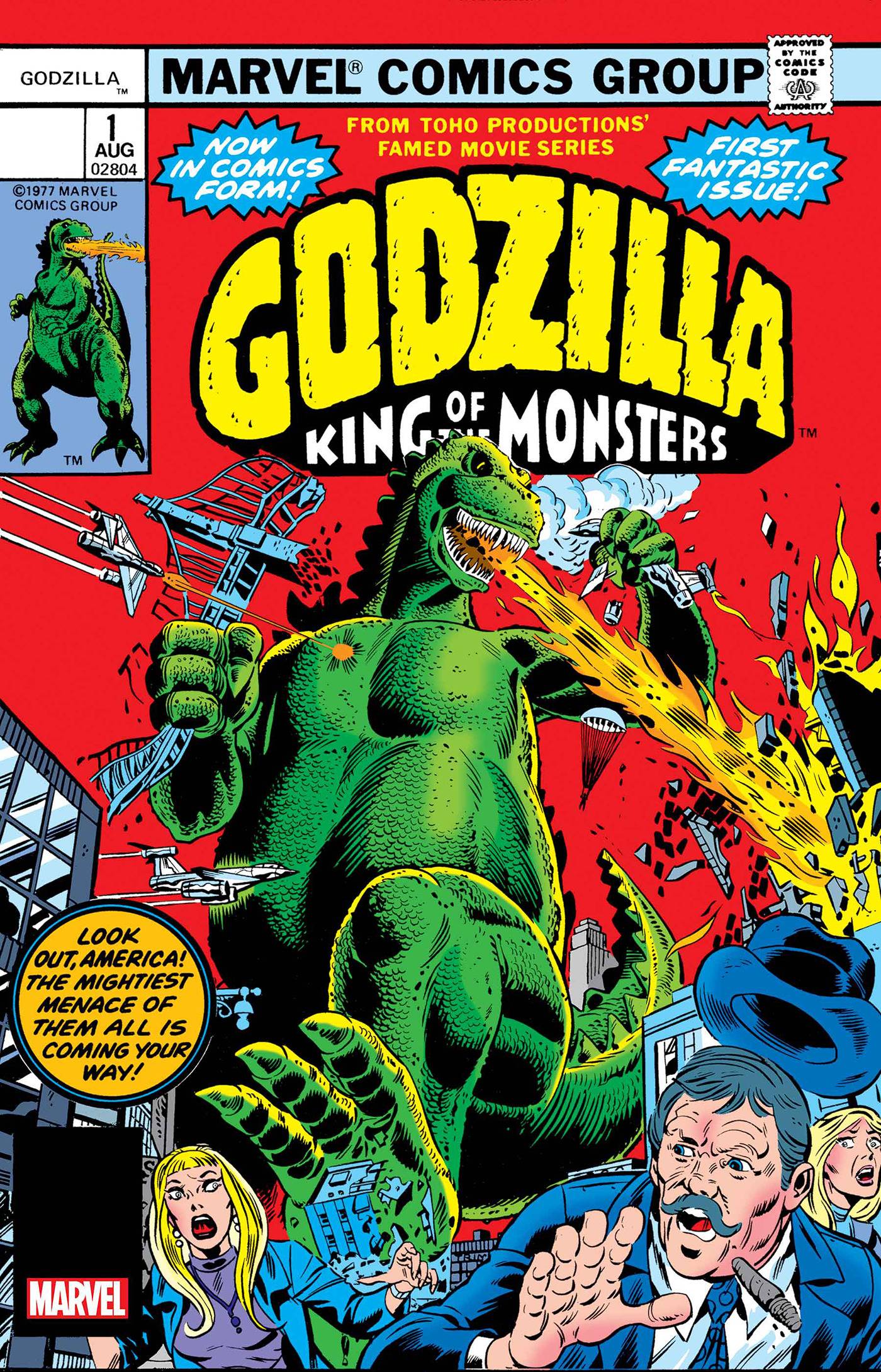 GODZILLA #1 FACSIMILE ED FOIL VAR