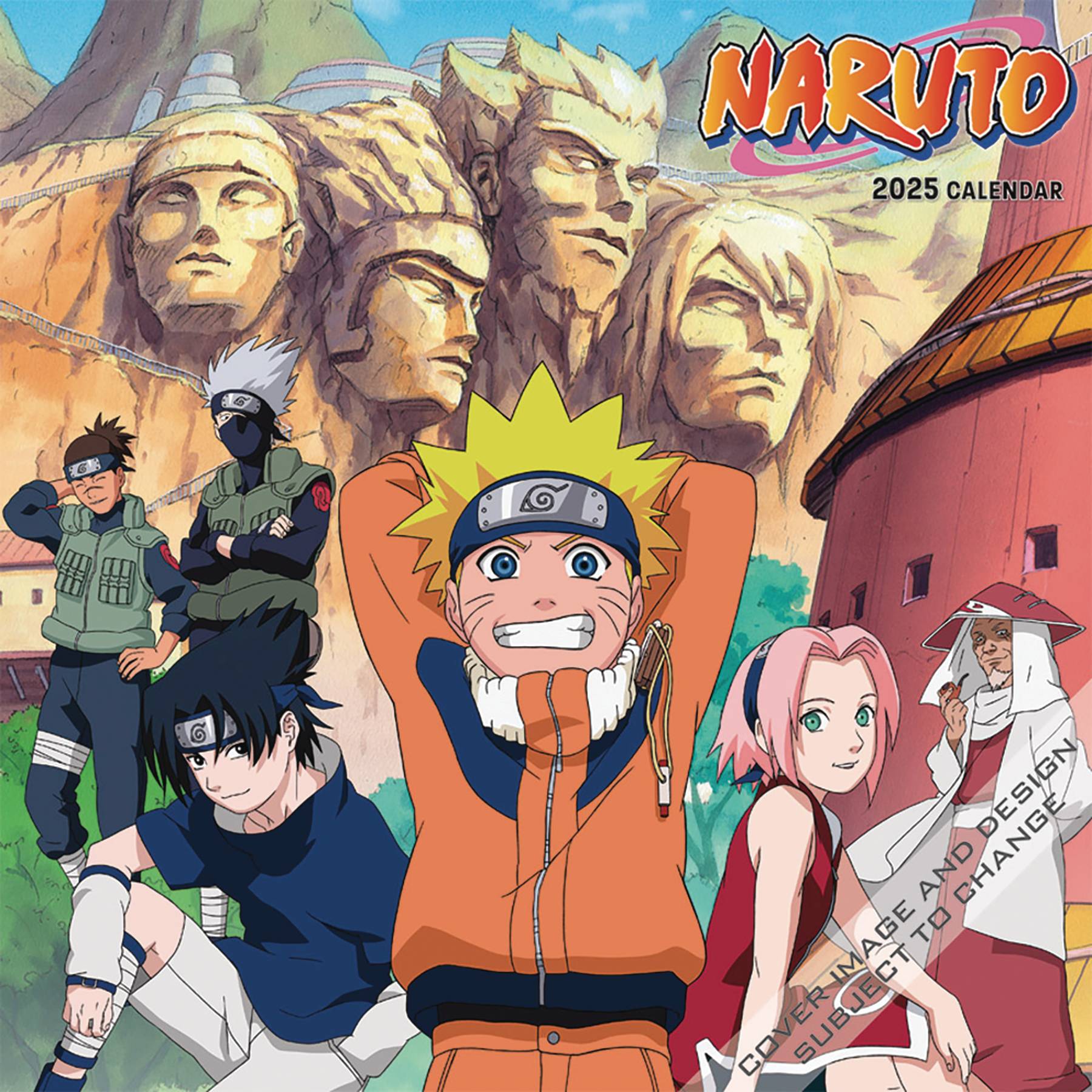 APR242241 NARUTO 2025 WALL CALENDAR Previews World