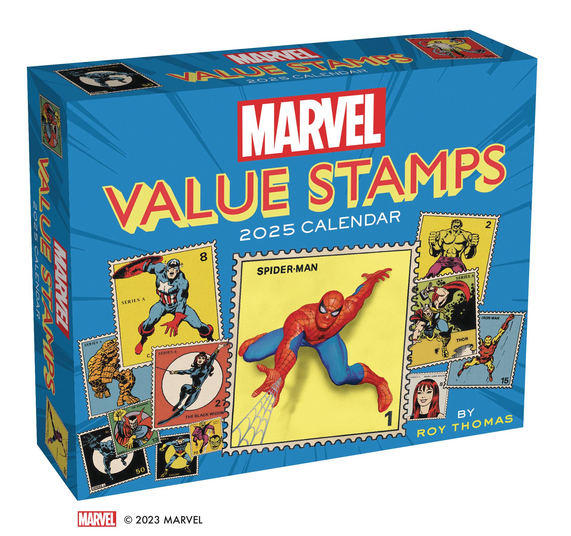 APR241275 MARVEL VALUE STAMP 2025 DAY TO DAY CAL Previews World