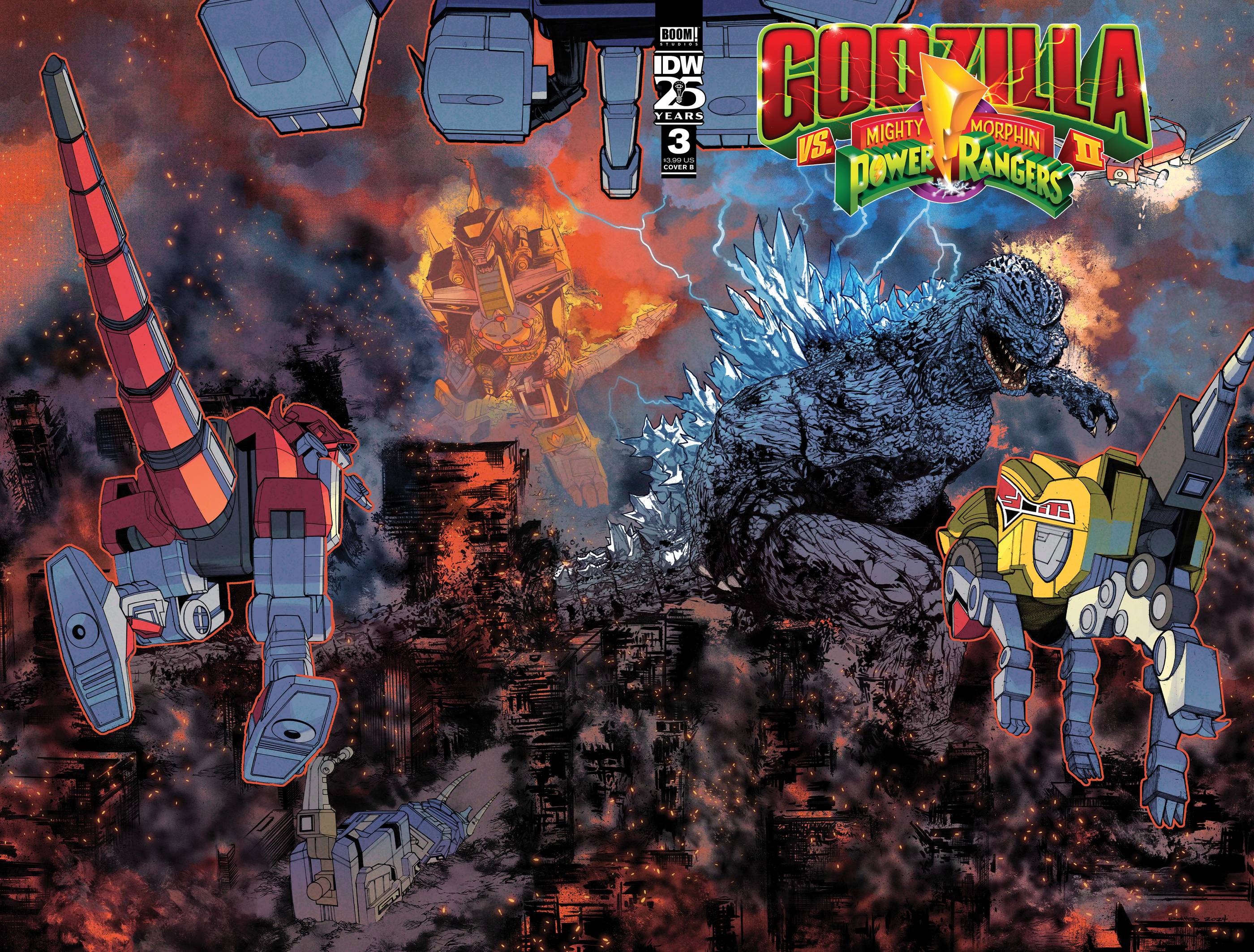 GODZILLA VS MMPR II #3 CVR B SANCHEZ