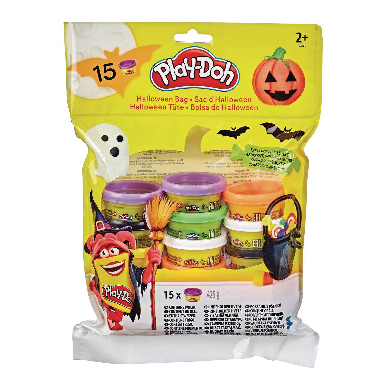 PLAY-DOH HALLOWEEN TRICK OR TREAT CAN 15PC BAG (Net) (APR247