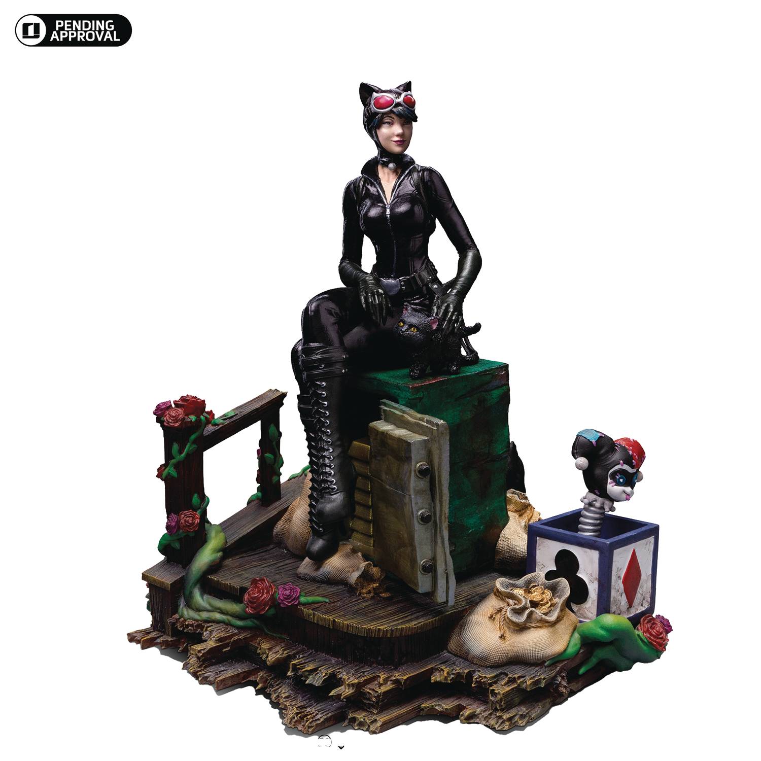DC CAT WOMAN DLX 1/10 SCALE STATUE
