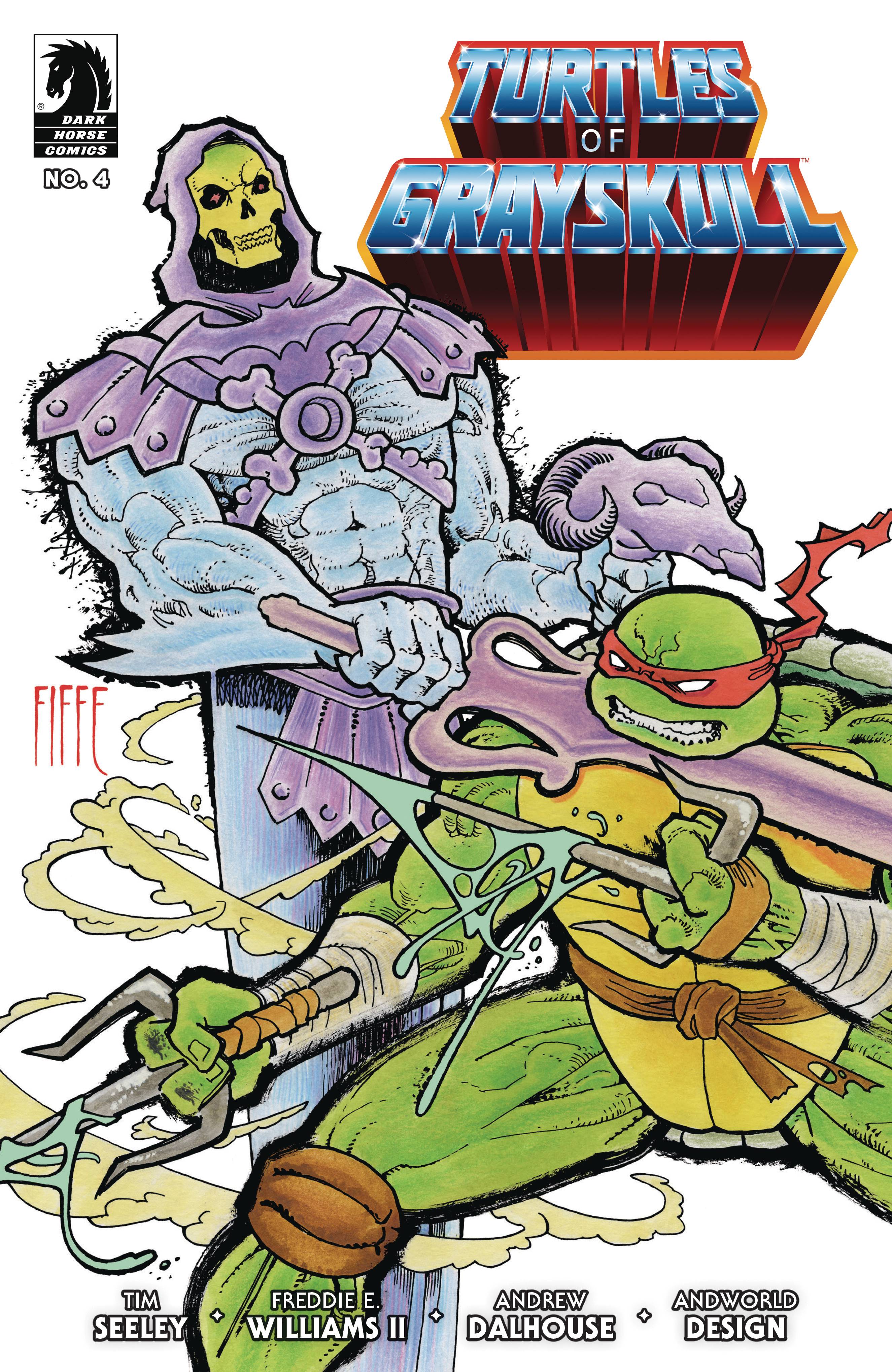 MASTERS OF UNIVERSE TMNT TURTLES OF GRAYSKULL #4 CVR B FIFFE - PRE ORDER [FOC 29.03]