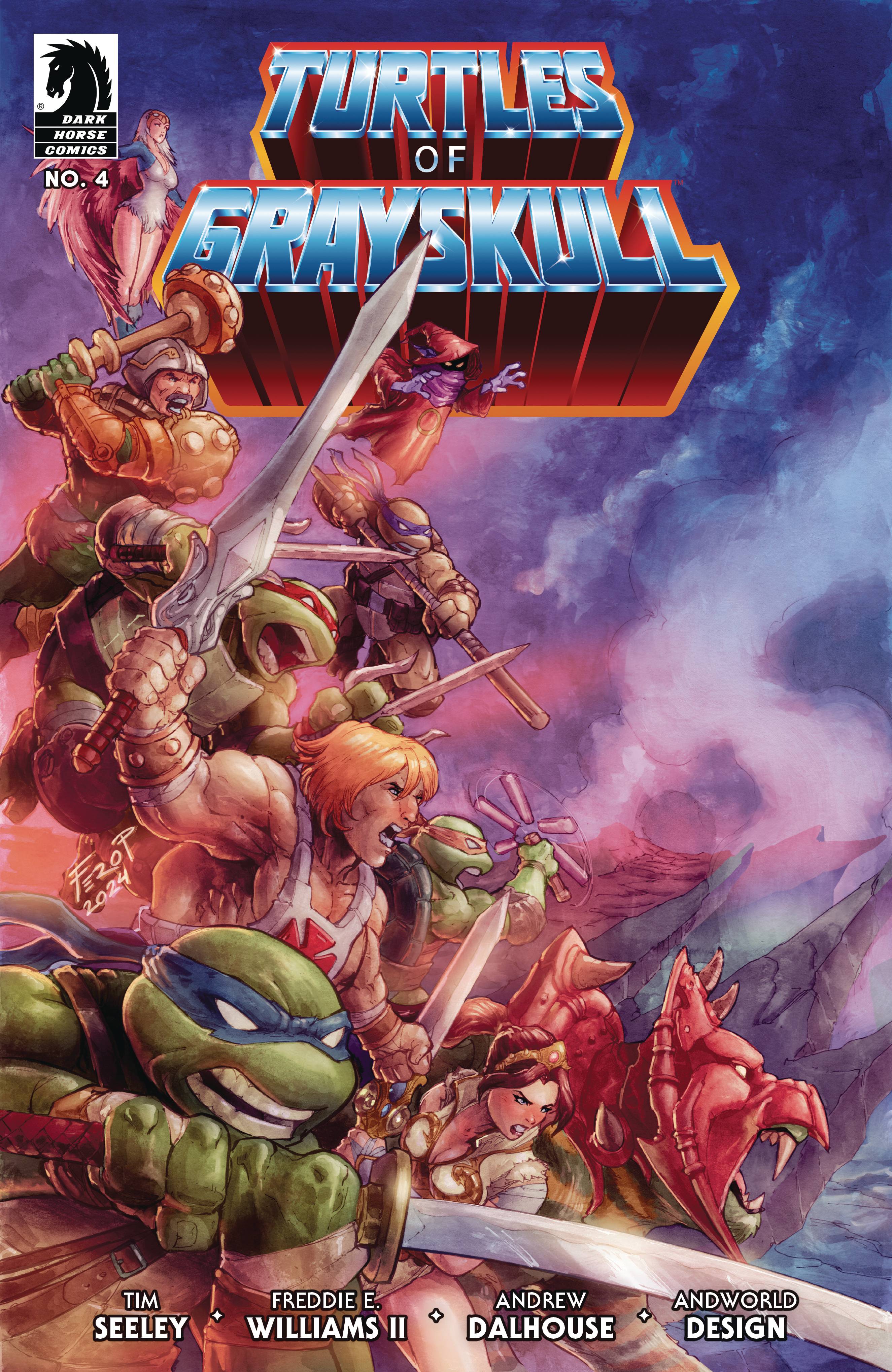 MASTERS OF UNIVERSE TMNT TURTLES OF GRAYSKULL #4 CVR C PENIC - PRE ORDER [FOC 29.03]