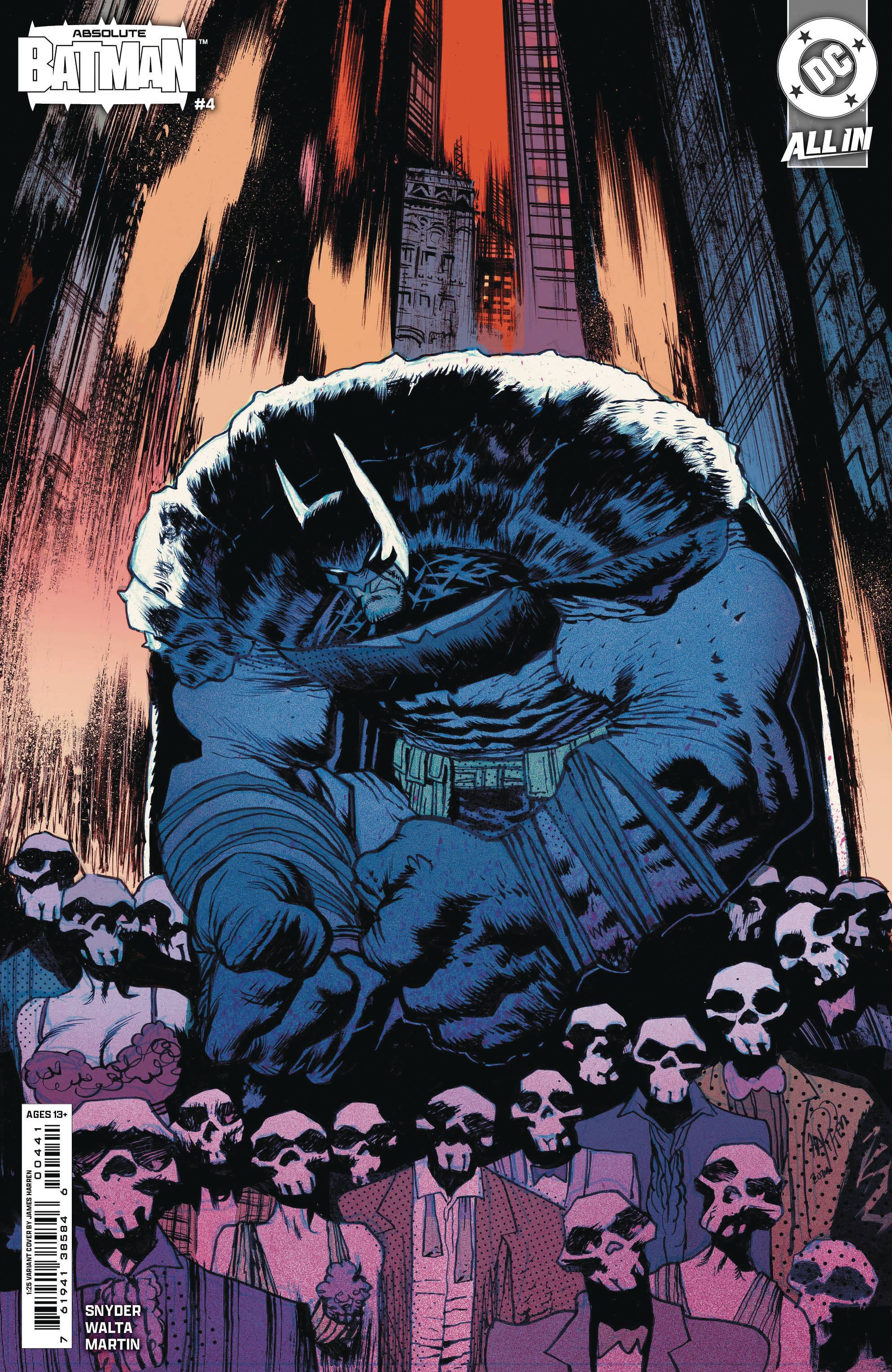 NOV243055 - ABSOLUTE BATMAN #4 CVR D INC 1:25 JAMES HARREN
