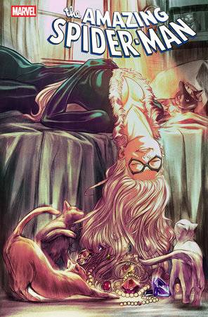  75960621001500151 | AMAZING SPIDER MAN @1 NIMIT MALAVIA BLACK CAT VARIANT | MARVEL  