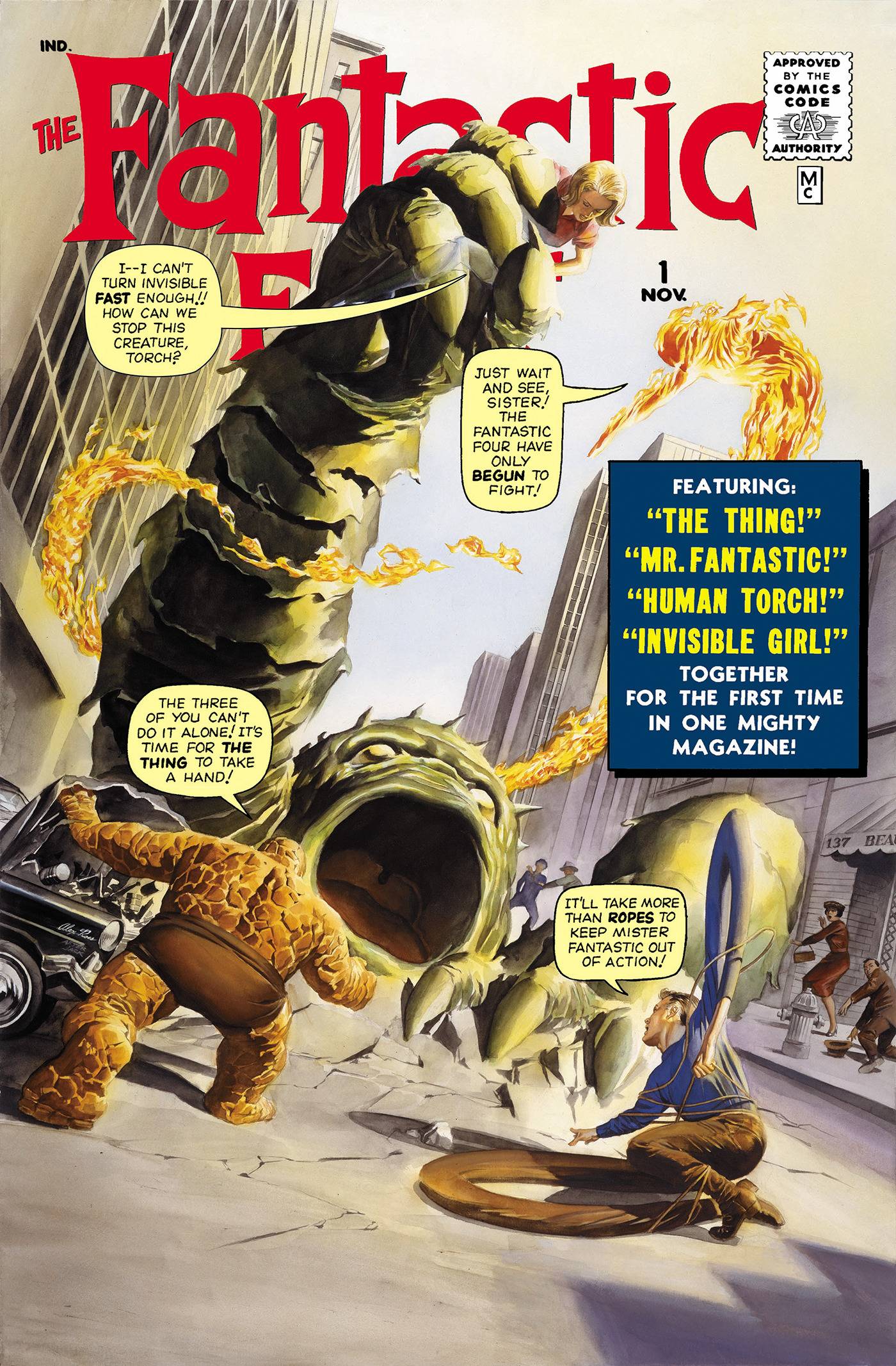  75960621319100121 | FANTASTIC FOUR FACSIMILE ED @1 ALEX ROSS VARIANT (NEW PTG) | MARVEL  