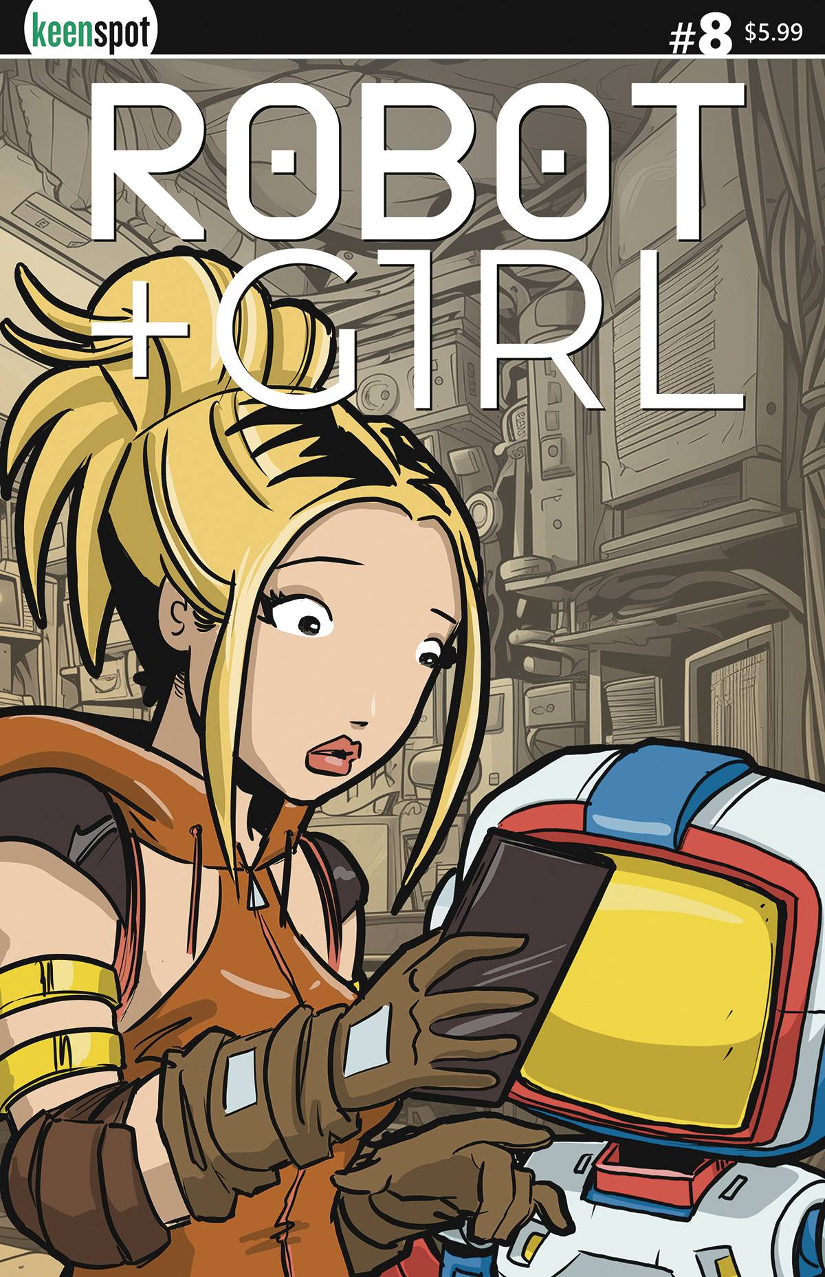 ROBOT + GIRL #8 CVR B  NOTIFICATION HOLOFOIL - PRE ORDER/ÖN SİPARİŞ [APR25]