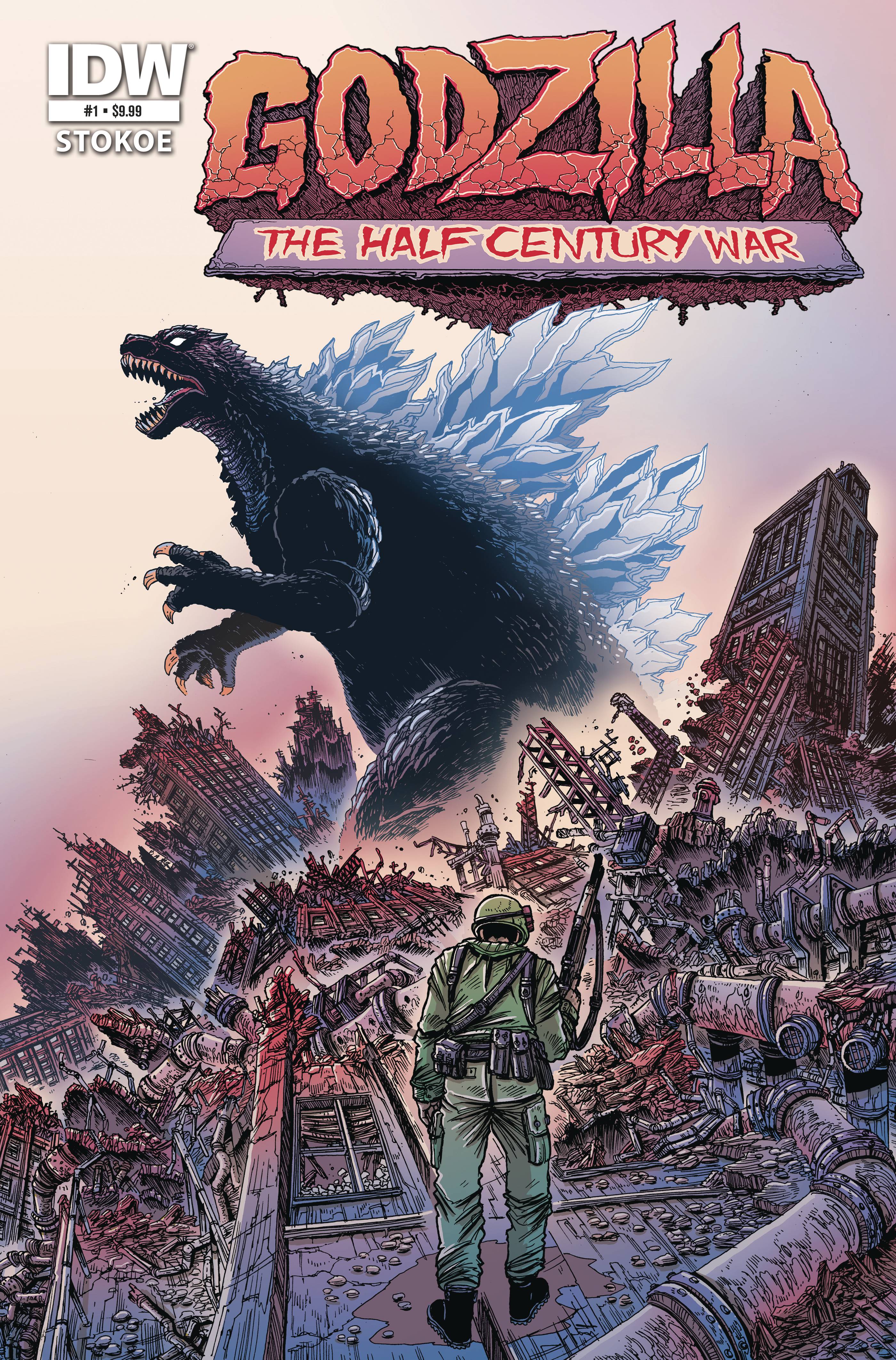 GODZILLA 70TH ANNIV FOIL CLASSICS HALF CENTURY WAR #1